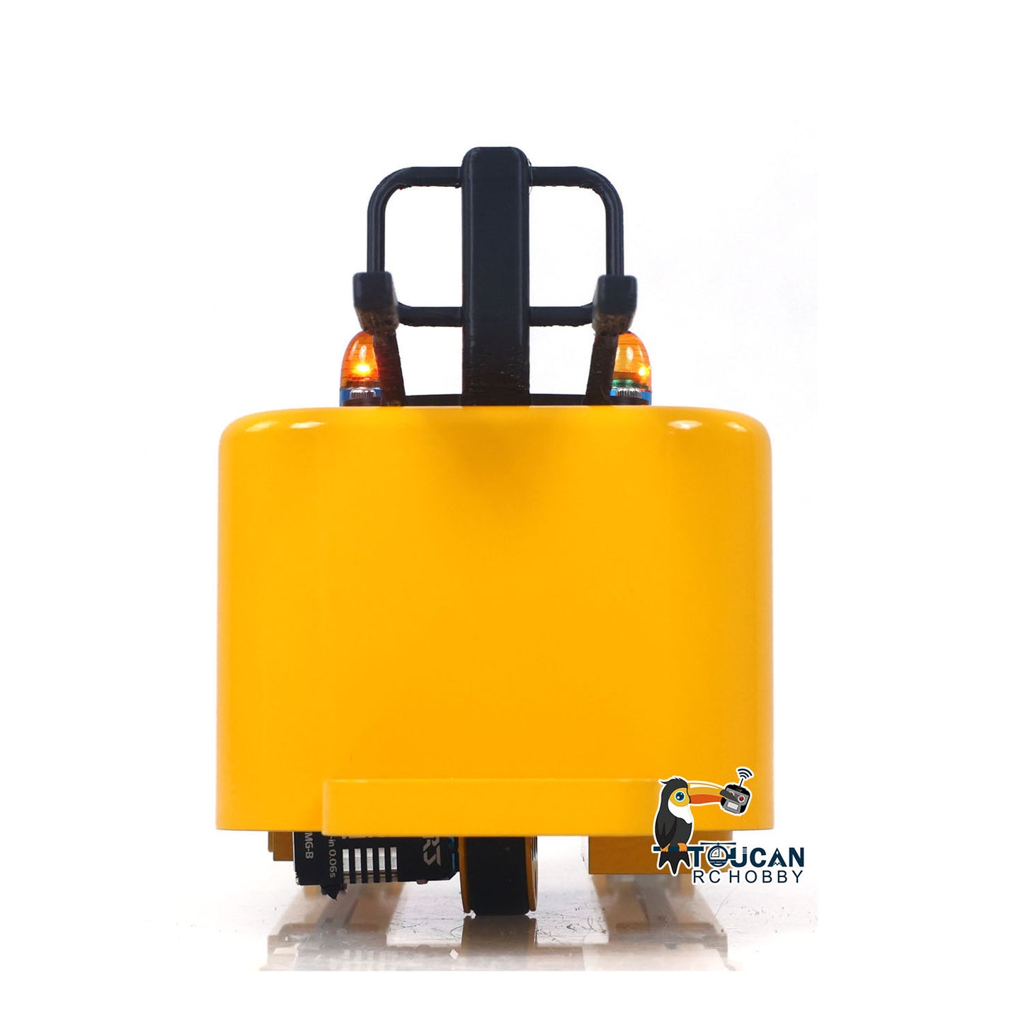 1/14 Electric Remote Control Reach Forklift Hobbywing ESC Servo Motor Ready to Run Warehouse RC Model Collection Warning Light