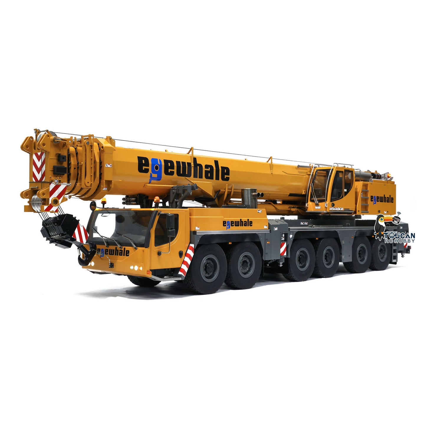 Eyewhale 1/14 6 Axles LTM1350 RC Hydraulic Mobile Cranes 5M Length Radio Controlled Heavy-duty Car PNP Hobby Model