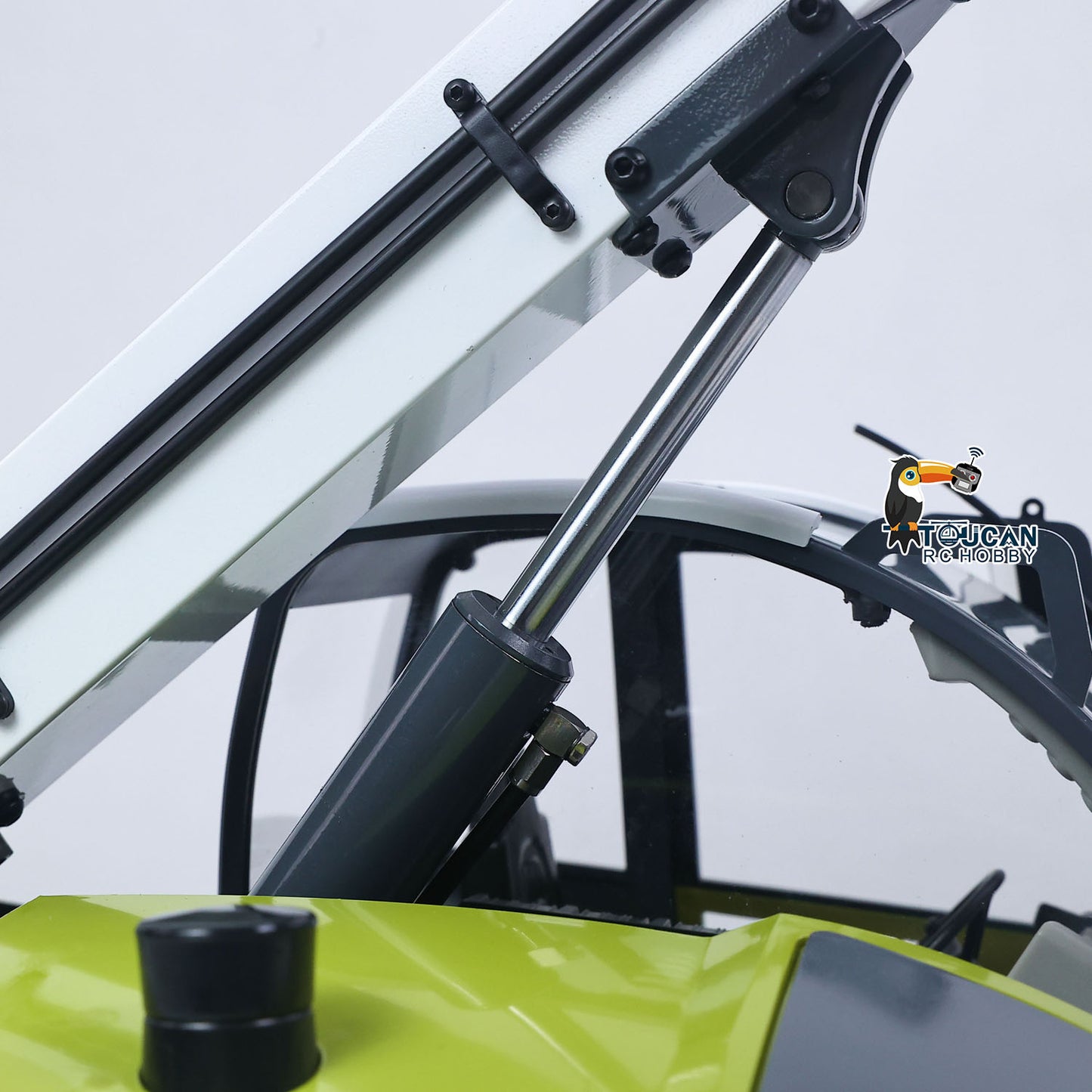 JDM-128 1/14 Metal RC Telescopic Hydraulic Forklift Multifunctional Model 4-Way Vavles Differential Lock 2Axles Steering