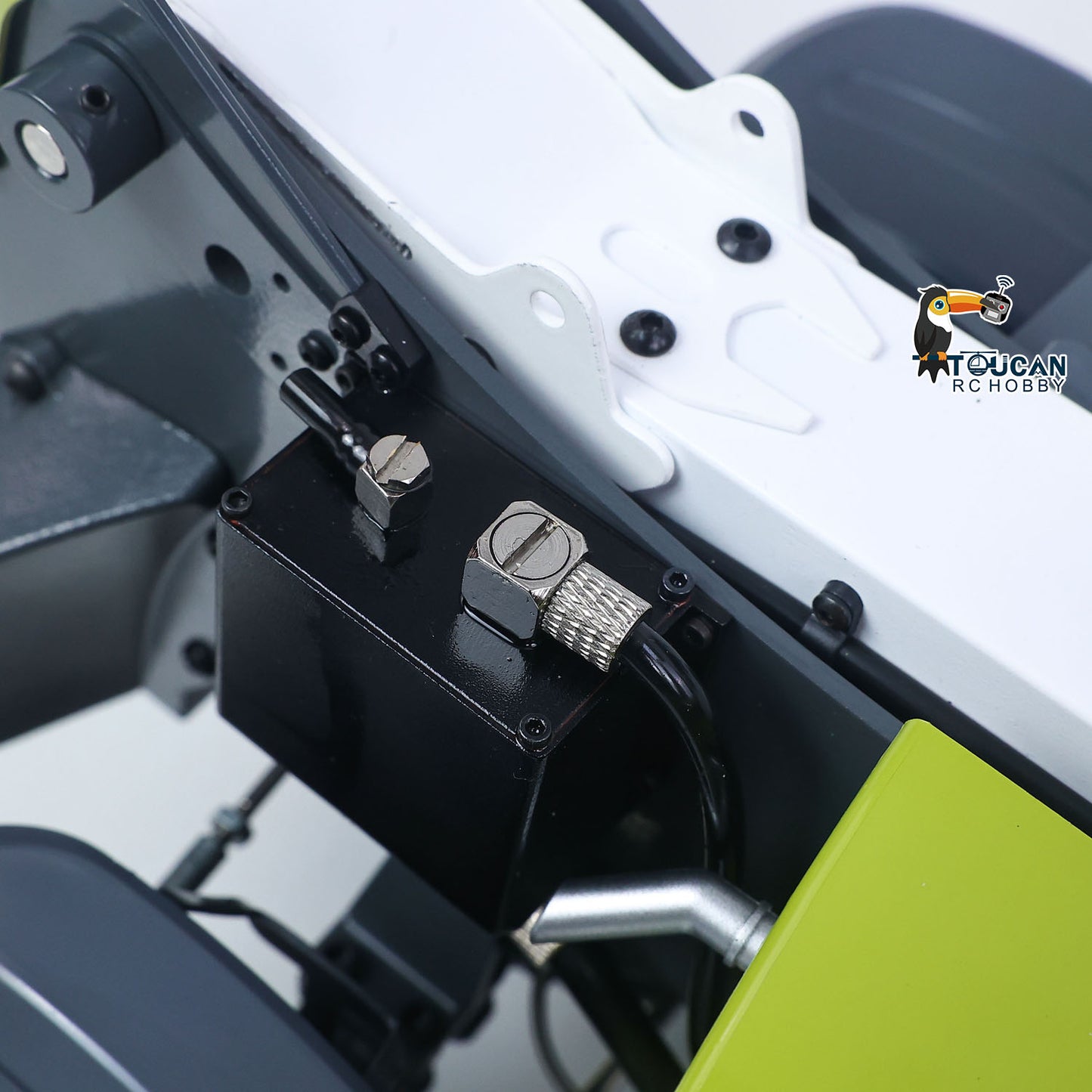 JDM-128 1/14 Metal RC Telescopic Hydraulic Forklift Multifunctional Model 4-Way Vavles Differential Lock 2Axles Steering