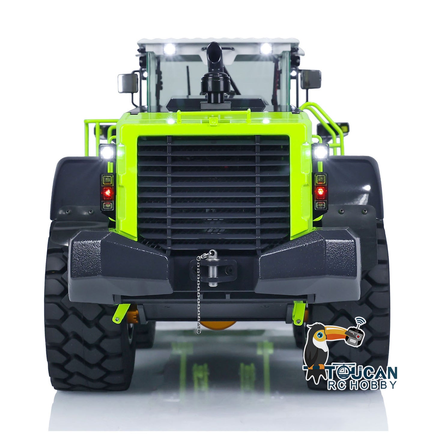 JDM 198 1/14 RC Hydraulic Loaders RTR ZW370 Radio Control Engineer Car Models with Light Sound System 2-Speed Transmission PNP RTR