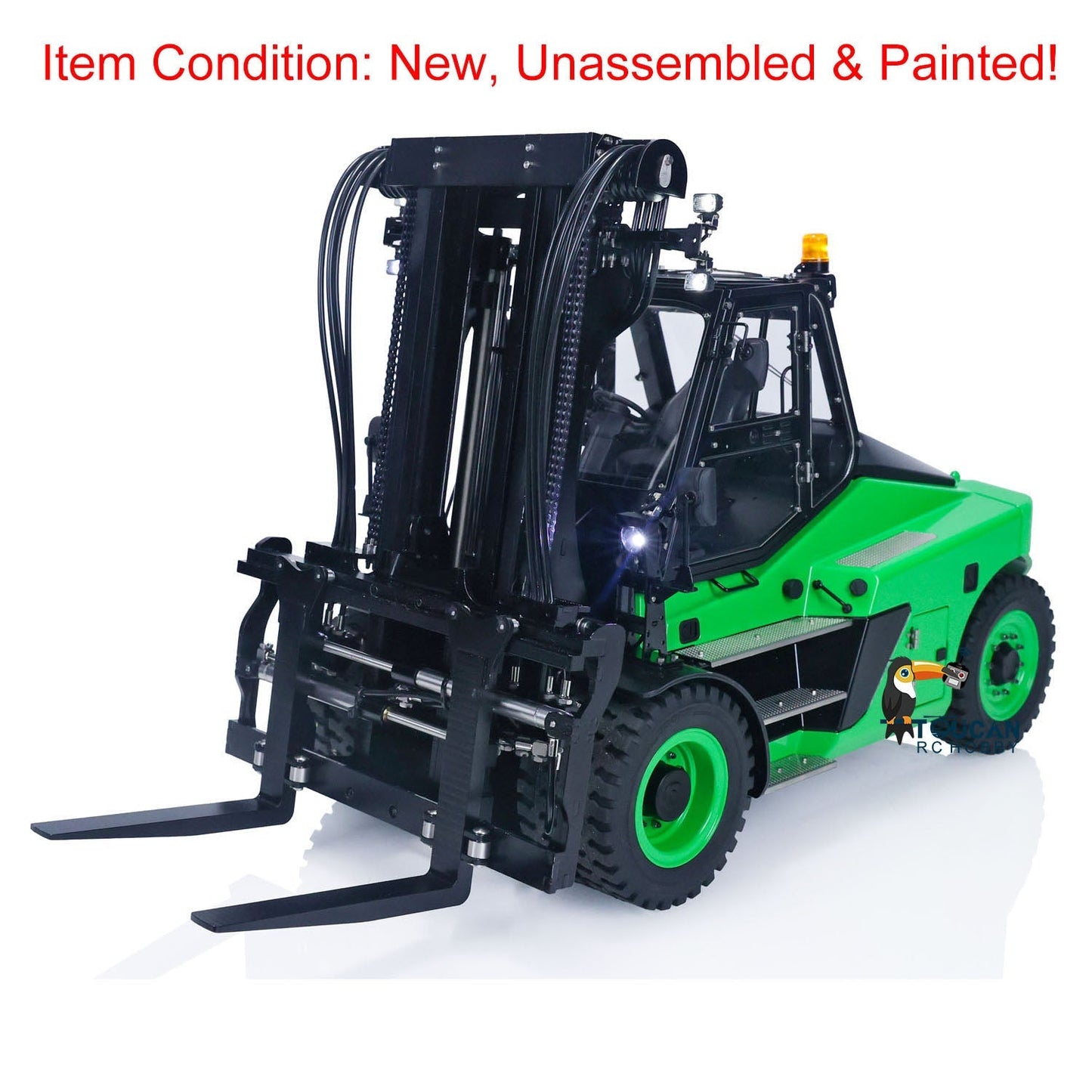 LESU Aoue-LD160S 1/14 Front-Wheel Ddrive Painted RC Hydraulic Forklift Model Remote Control Model Light Sound System ESC Servo