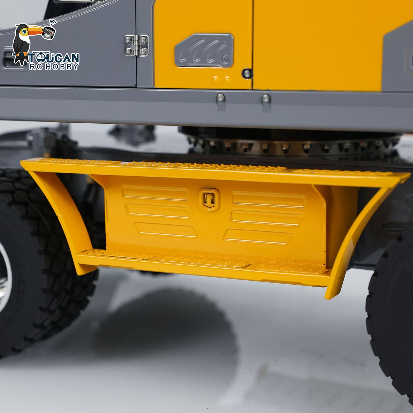 1/14 LESU RC Hydraulic Excavator Aoue ET30H Wheeled Digger Assembled and Painted Model Light System Pump Valve