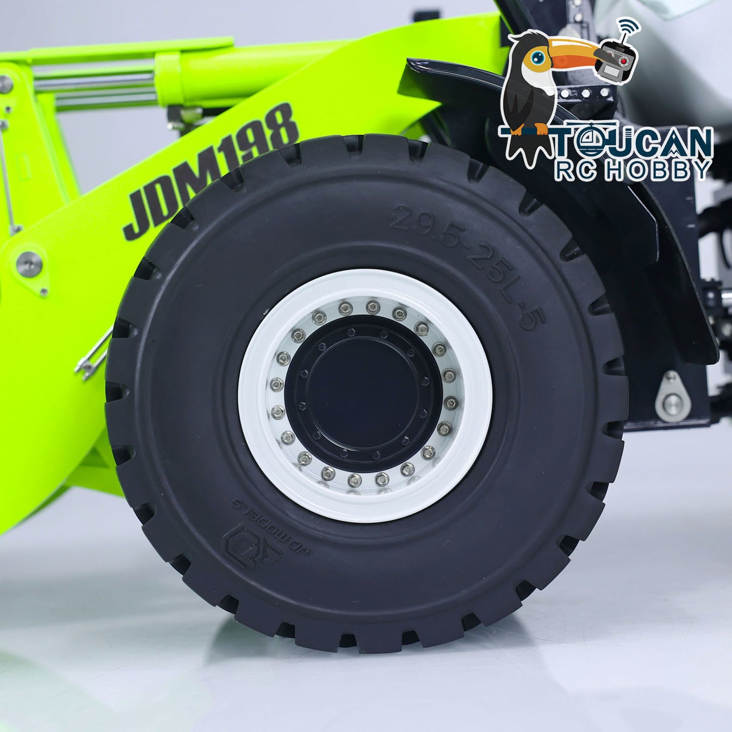 JDM 198 1/14 RC Hydraulic Loaders RTR ZW370 Radio Control Engineer Car Models with Light Sound System 2-Speed Transmission PNP RTR