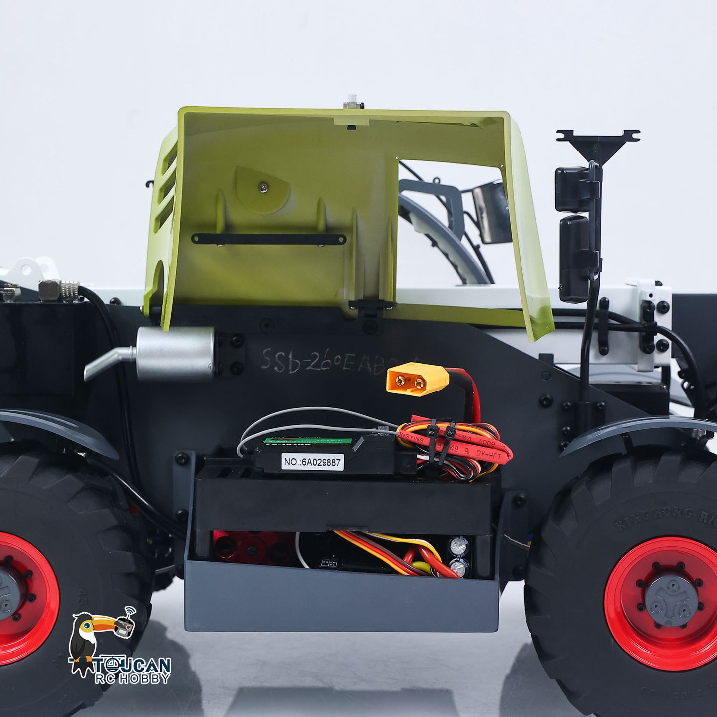 JDM-128 1/14 Metal RC Telescopic Hydraulic Forklift Multifunctional Model 4-Way Vavles Differential Lock 2Axles Steering