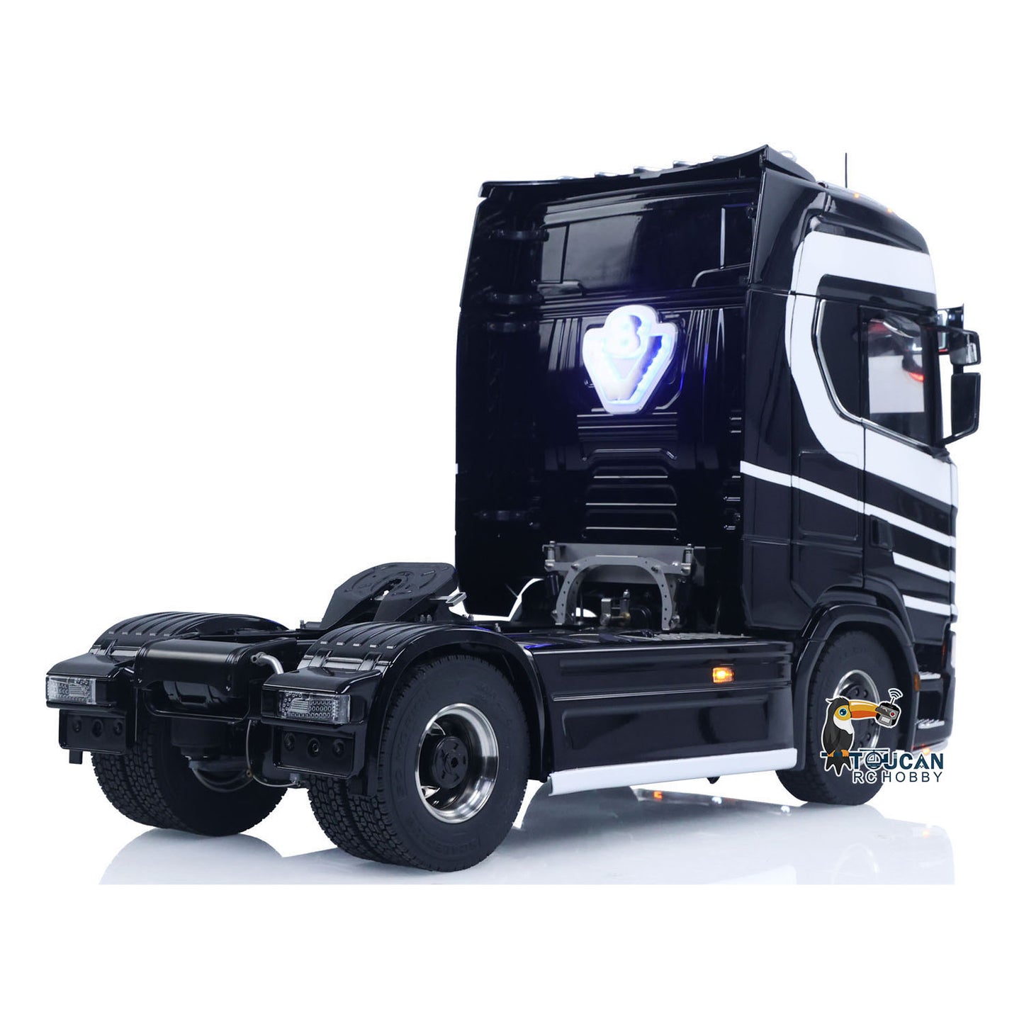 Unitru 05 770S 1/14 RC Tractor Truck 4x4 Metal Chassis RTR 3Speed Gearbox Remote Control Lorry Car Smoke Light Sound ST8 Battery