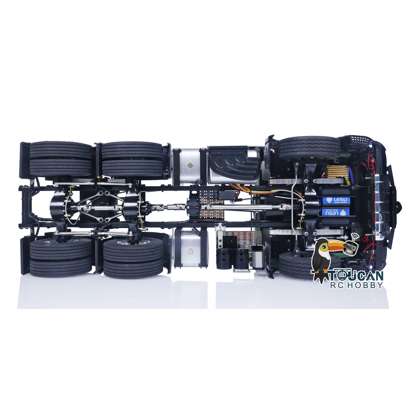 TOUCAN 1/14 6x6 RC Tractor Truck I6S RTR Painted Assembled Radio Control Car Hobby Model 2-speed Gearbox Sounds 1851 3363