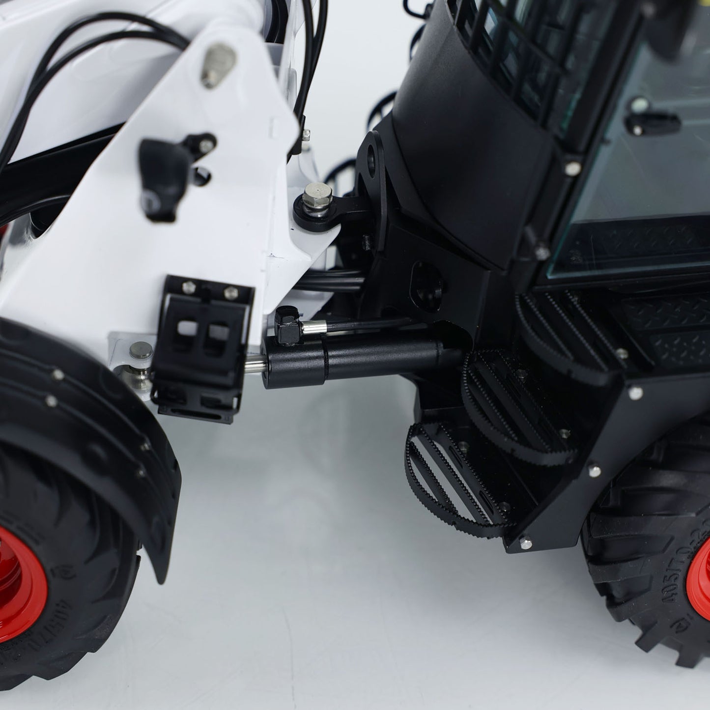Metal LESU RTR 1/14 Hydraulic RC Telescopic Arm Loader AT1050 Forklift Truck I6S Radio Control Car Constraction Vehicle Battery Light Sound
