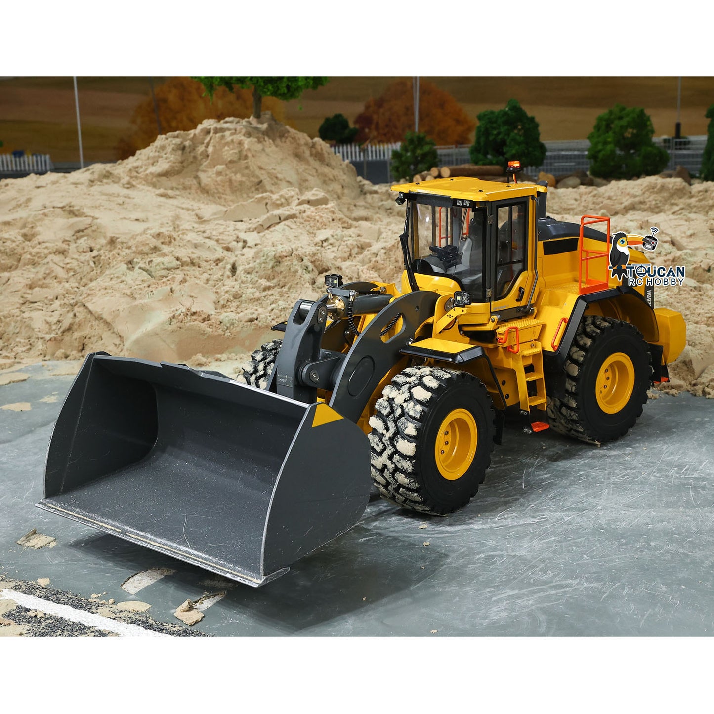 Double E Metal 1/14 4X4 Remote Control Hydraulic Loader L260H Axle Locks 2Speed Gearbox Brushless Motor Battery RTR Light System