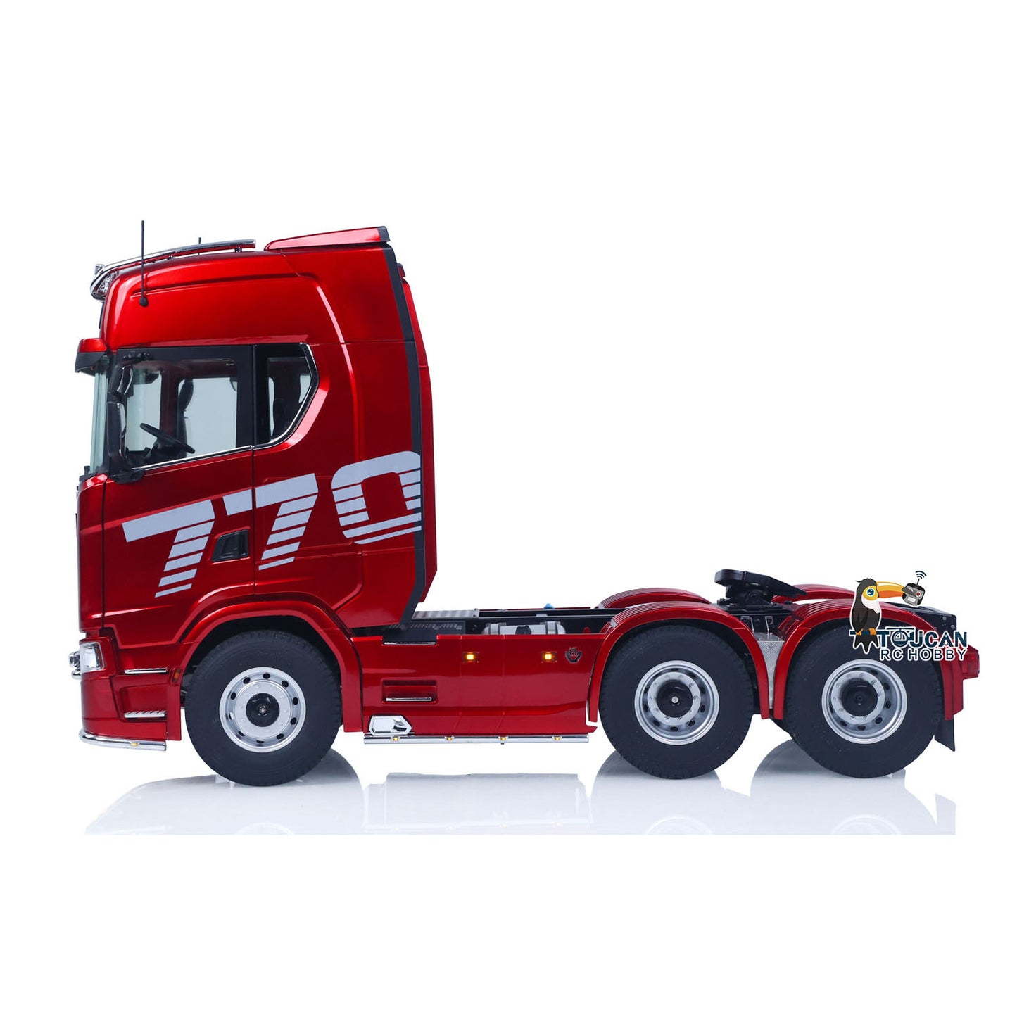 KABOLITE 1/14 770S RC Tractor Truck 6x6 Remote Control Lorry Car 2Speed Gearbox Differential Lock Battery Radio RTR Model