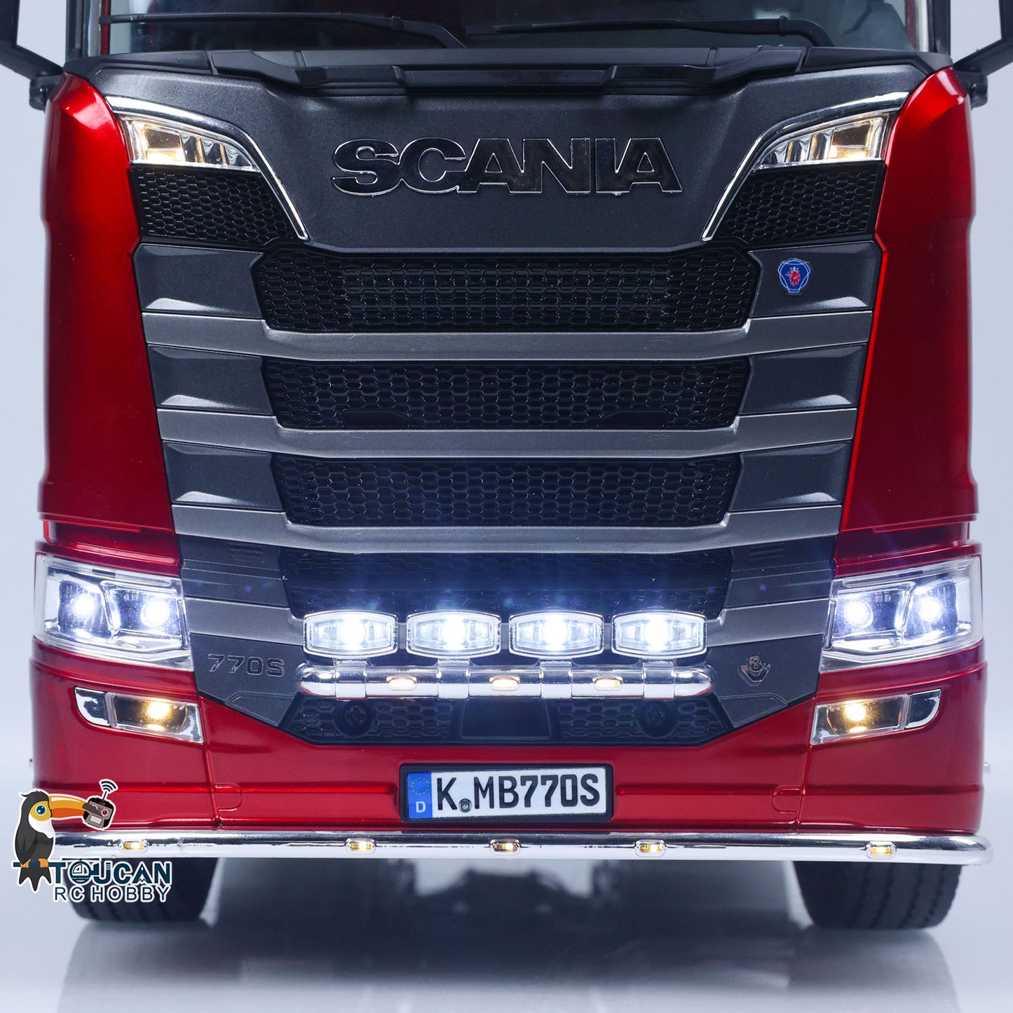 KABOLITE 1/14 770S RC Tractor Truck 6x6 Remote Control Lorry Car 2Speed Gearbox Differential Lock Battery Radio RTR Model