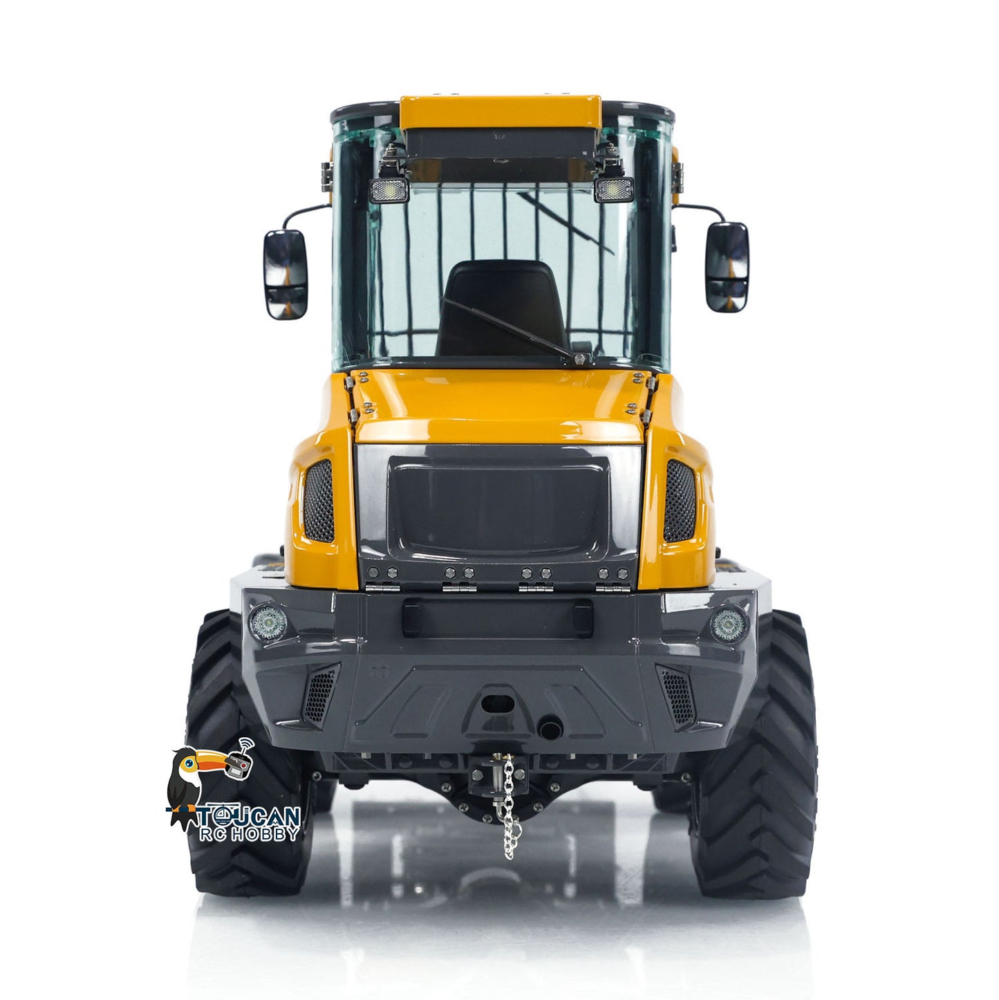 LESU AT1050 1/14 Hydraulic RC Fork Loader Painted Assembled Car Telescopic Arm Metal Sieve Shovel Rake Bucket Fork Gripper