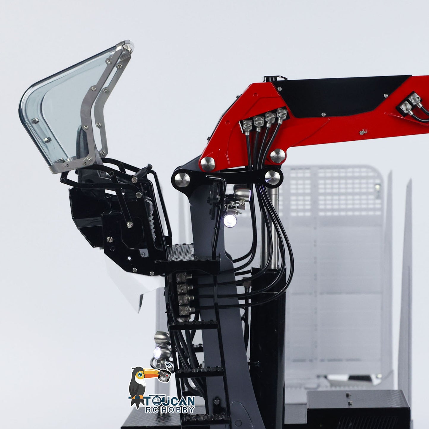 LESU 1/14 Metal RC Logging Truck Hydraulic Crane Tractor Lorry W/O FH16 Cabin