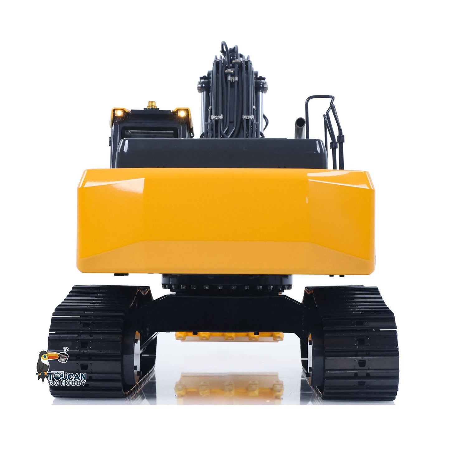 Super Frog 3 Pumps 9CH Valve 1/14 RC Hydraulic Excavator E400 Pro Metal Remote Control Digger Frsky X12 Radio 5D Rocker Joystick