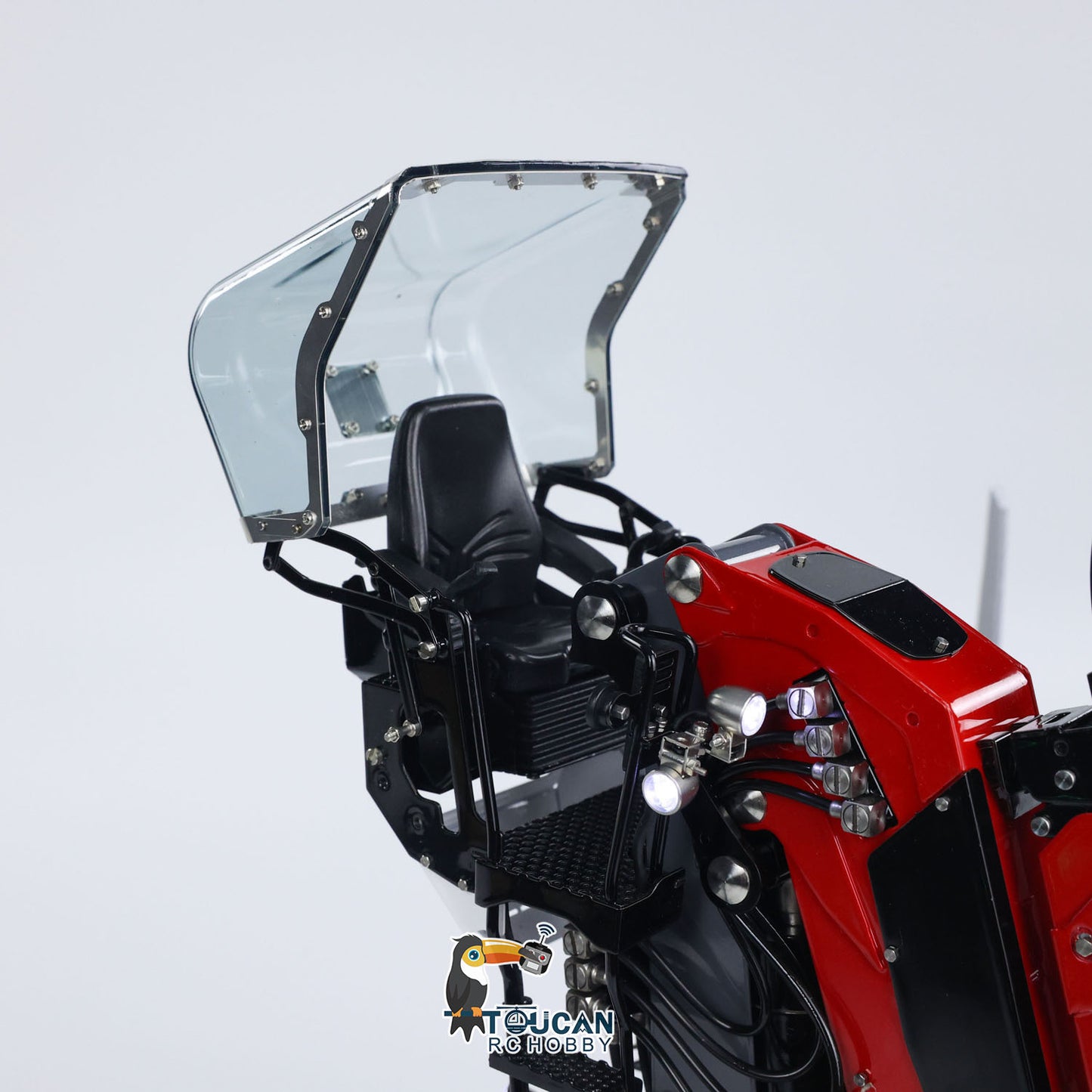 LESU 1/14 Metal RC Logging Truck Hydraulic Crane Tractor Lorry W/O FH16 Cabin