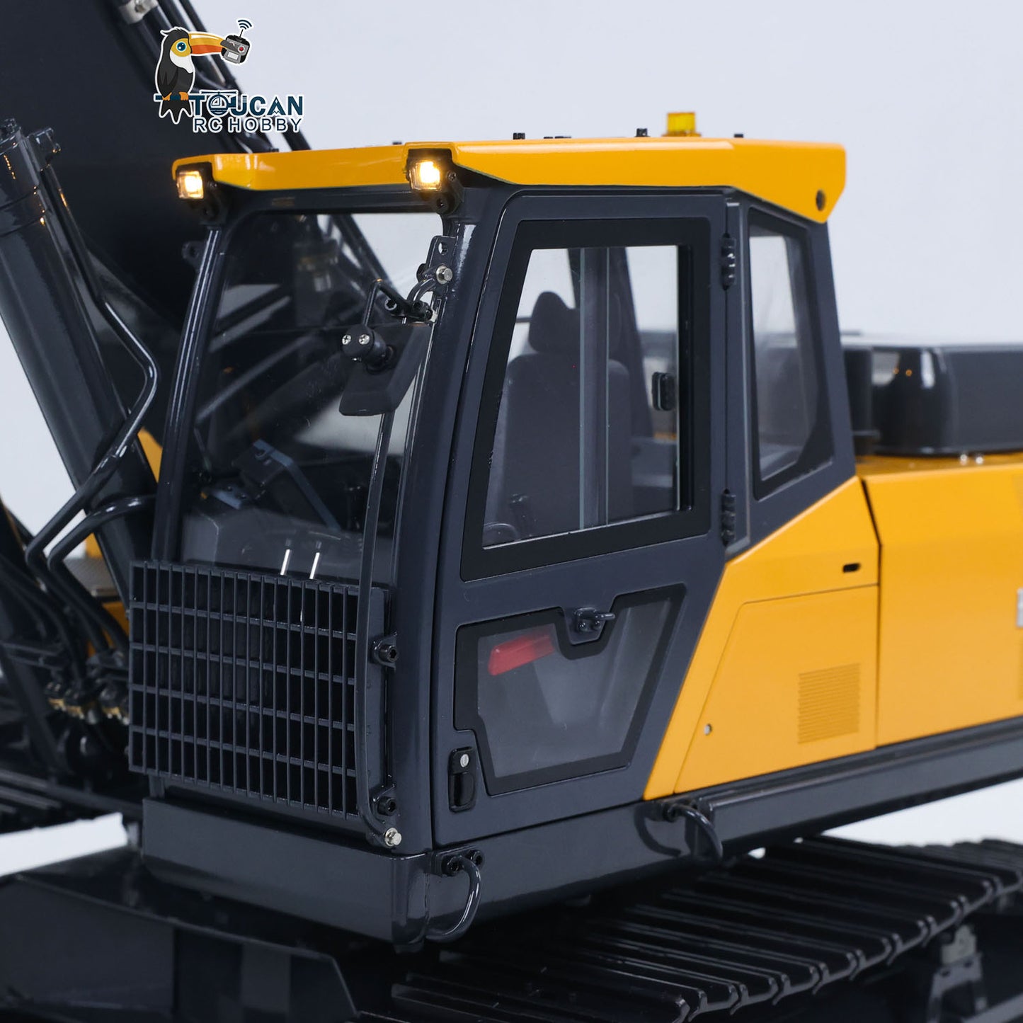 Metal 1/14 Super Frog Remote Control Hydraulic Excavator E400 Pro 9CH Valves RC Digger Stainless Steel Arm Frsky XE Radio