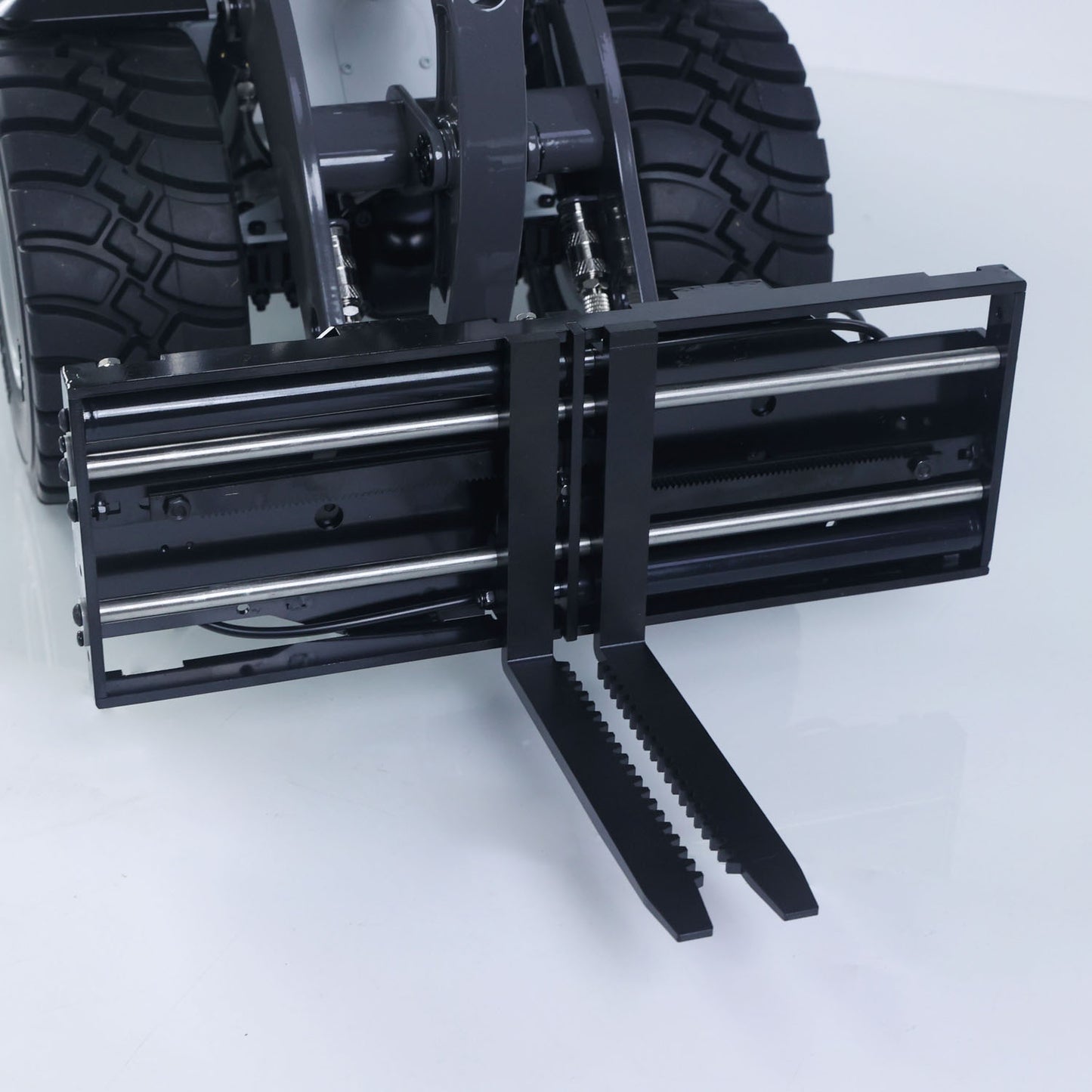 MTRC Metal 1/14 RC Hydraulic Loader E260L 5CH Valves Remote Control Engineering Vehicles Axle Locks Quick Coupler Lights Sounds Assembled Painted