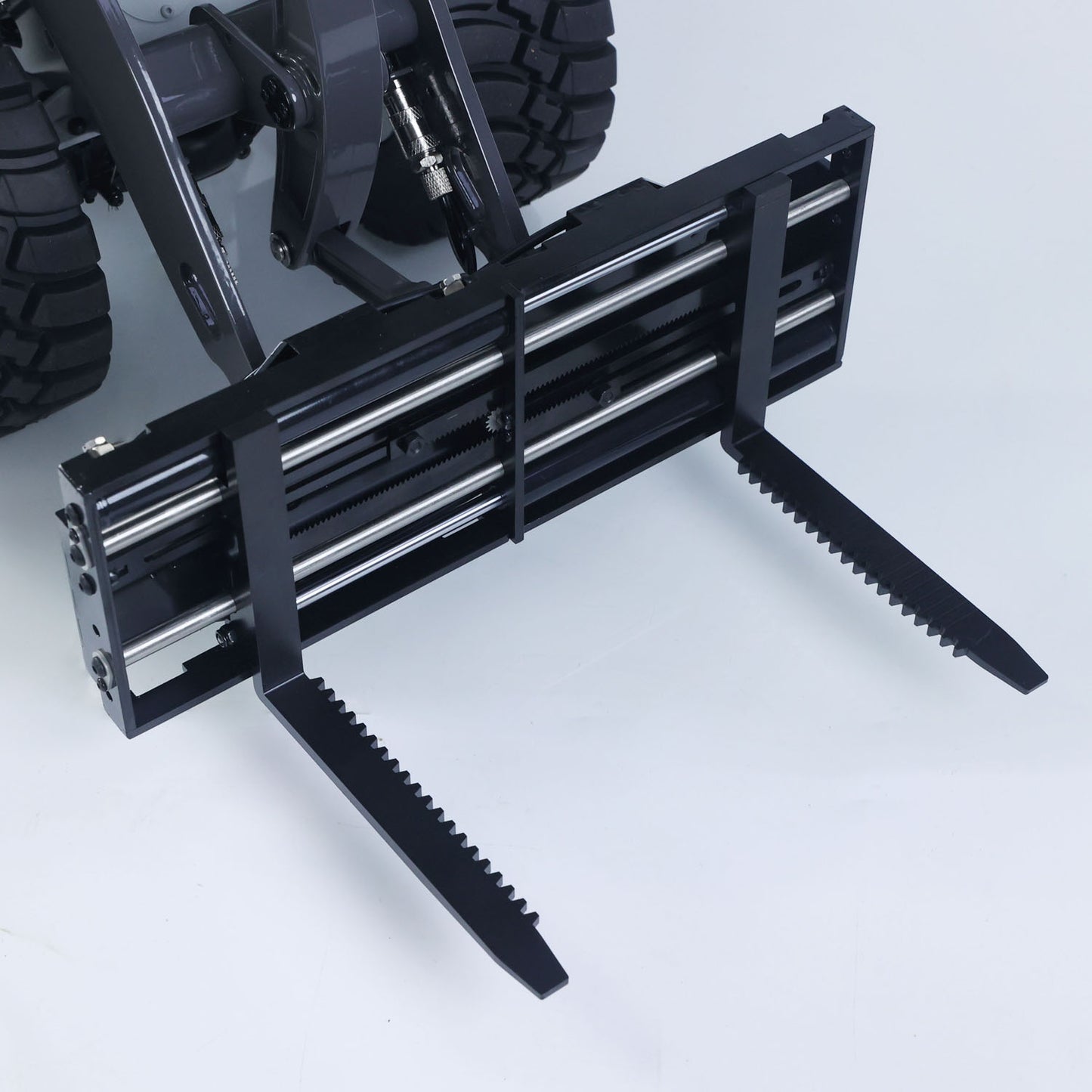 MTRC Metal 1/14 RC Hydraulic Loader E260L 5CH Valves Remote Control Engineering Vehicles Axle Locks Quick Coupler Lights Sounds Assembled Painted