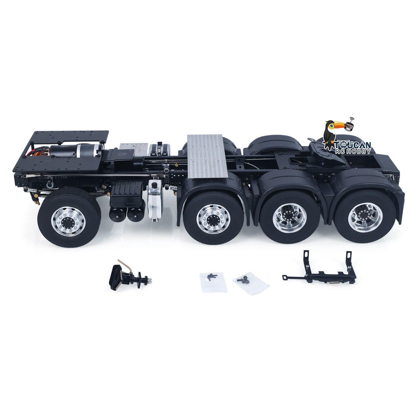 LESU 1/14 8*8 Metal Heavy-duty Chassis Radio Controlled R620 Servos Gearbox Motor SAVOX DIY Tractor Truck Cars Hobby Model Motor Servo