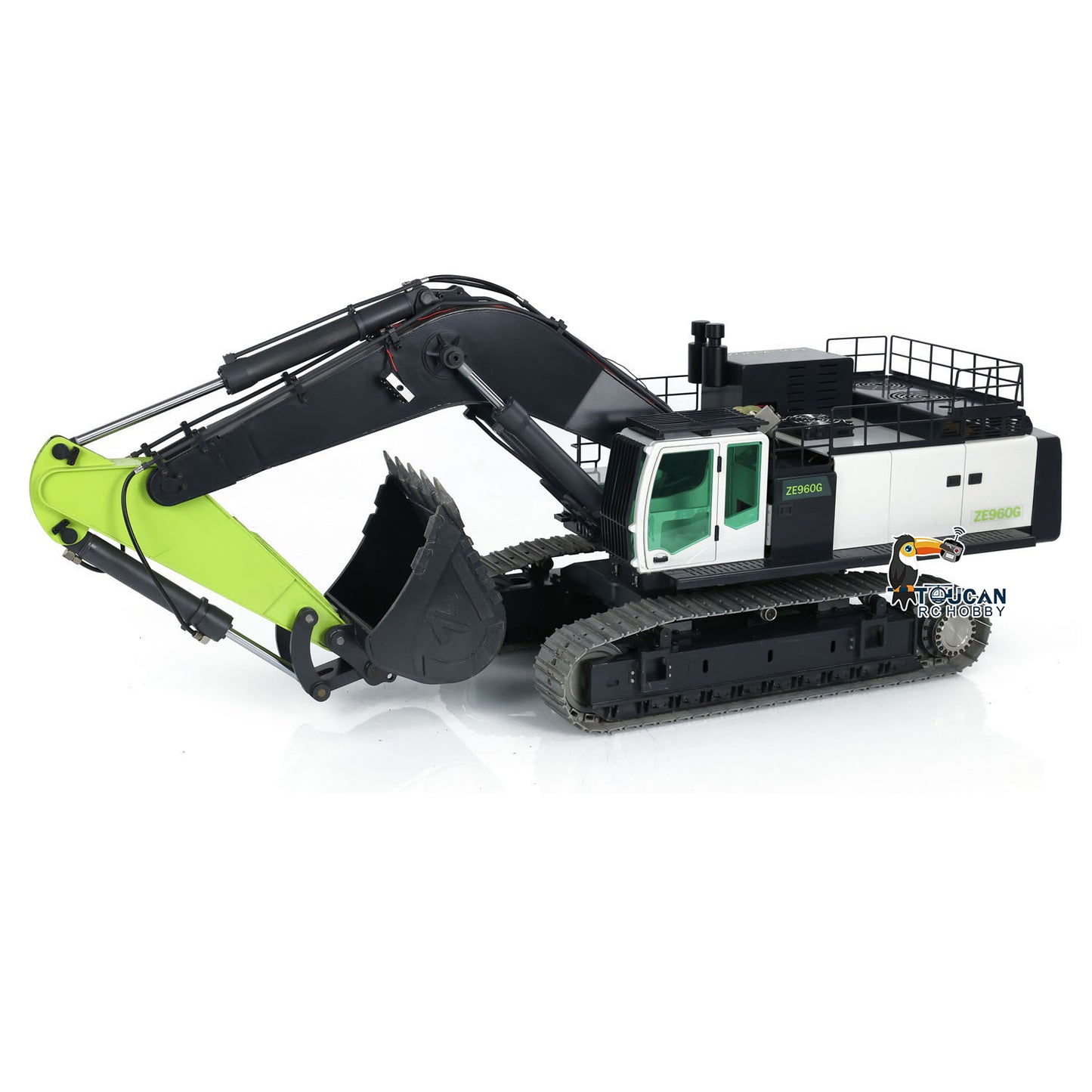 ZOOMLION Metal RC Hydraulic Excavators 1/12 ZE960G Double Pump RTR Radio Control Digger Hydraulic System with Double-pump Light Sound