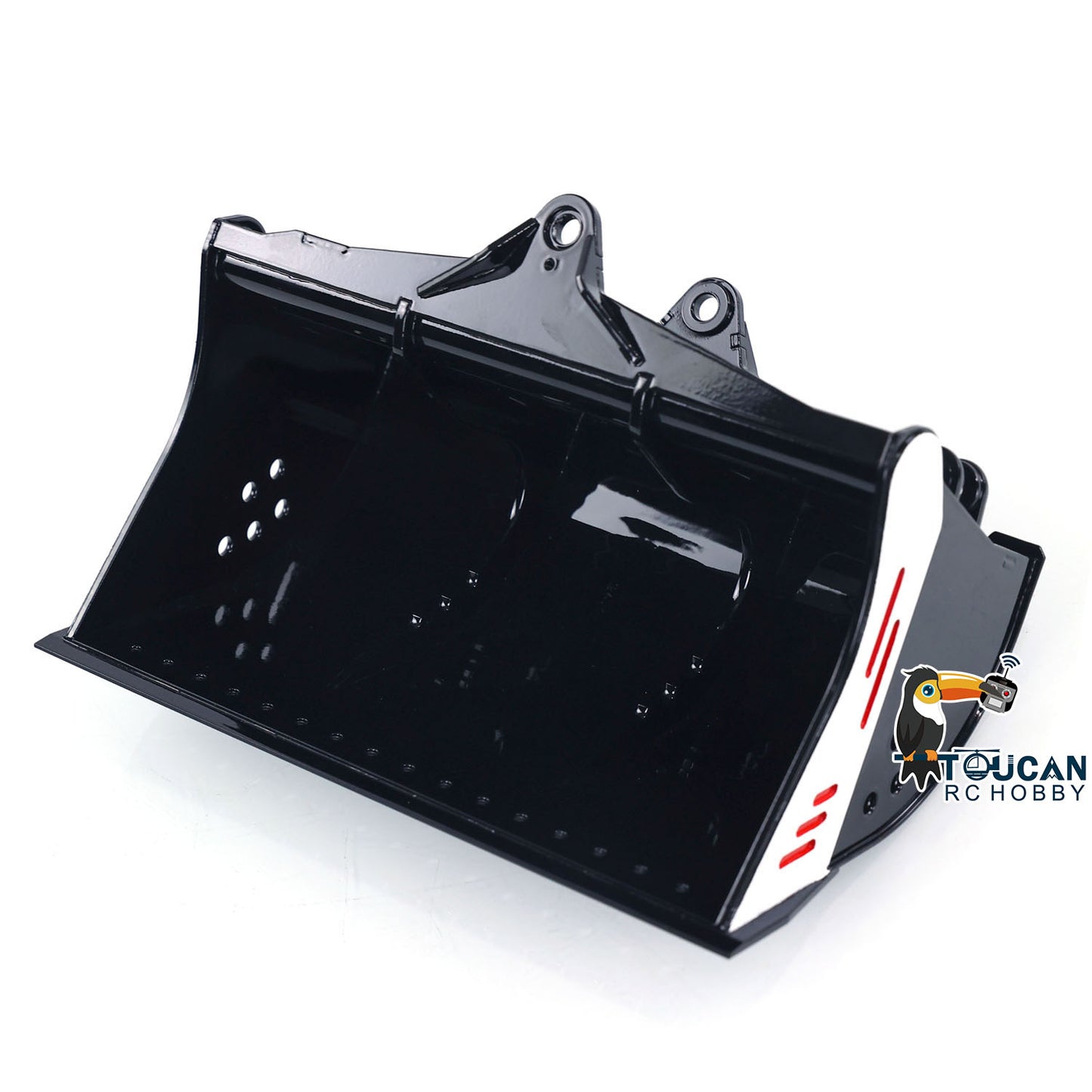 LESU Metal Tiltable Bucket for 1/14 Hydraulic RC Excavator PC360 ET26L 945 Radio Controlled Construction Vehicle Model