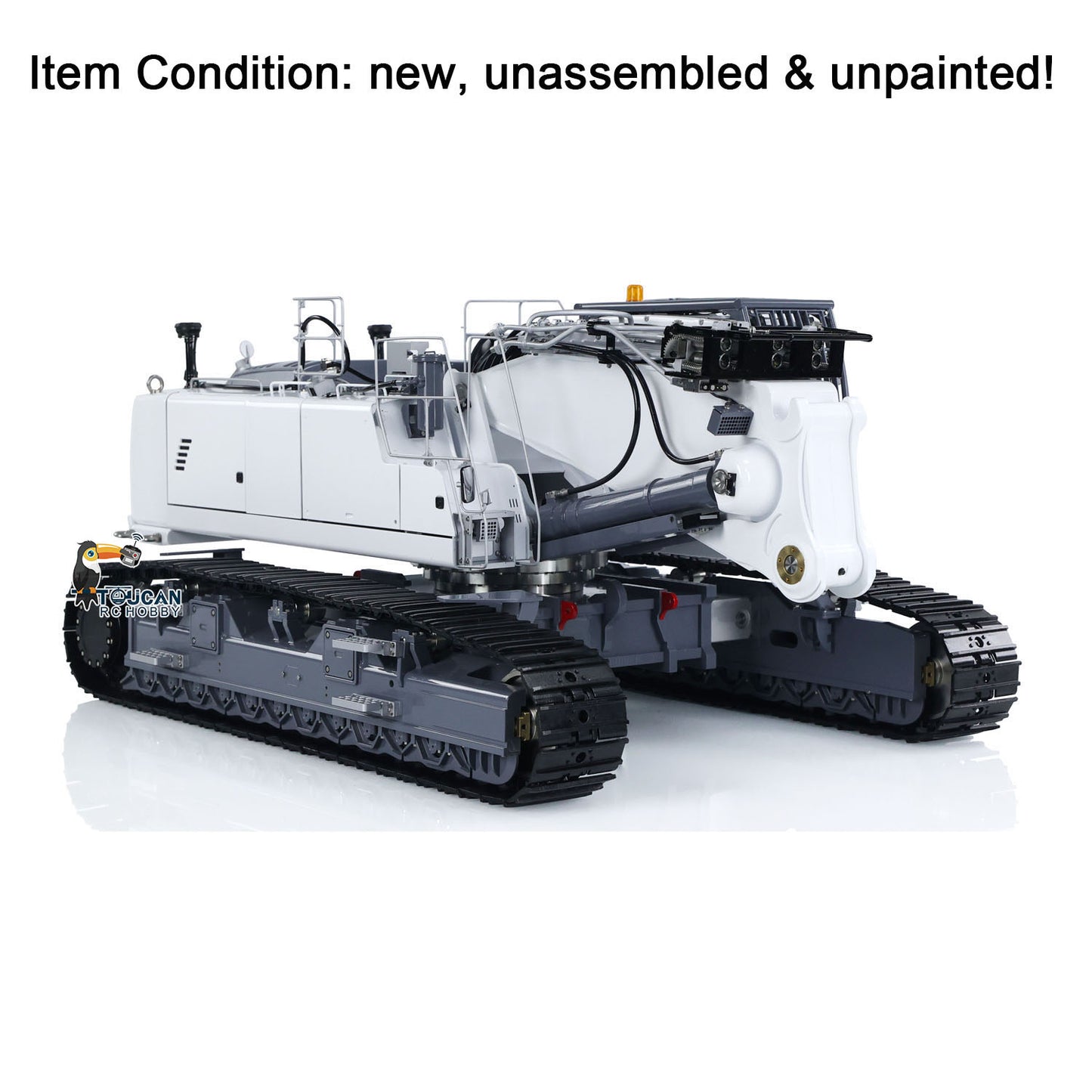 LESU Metal 1/14 RC Full Hydraulic Excavator LR960 KIT DIY Digger with Demolition or Digging Arm