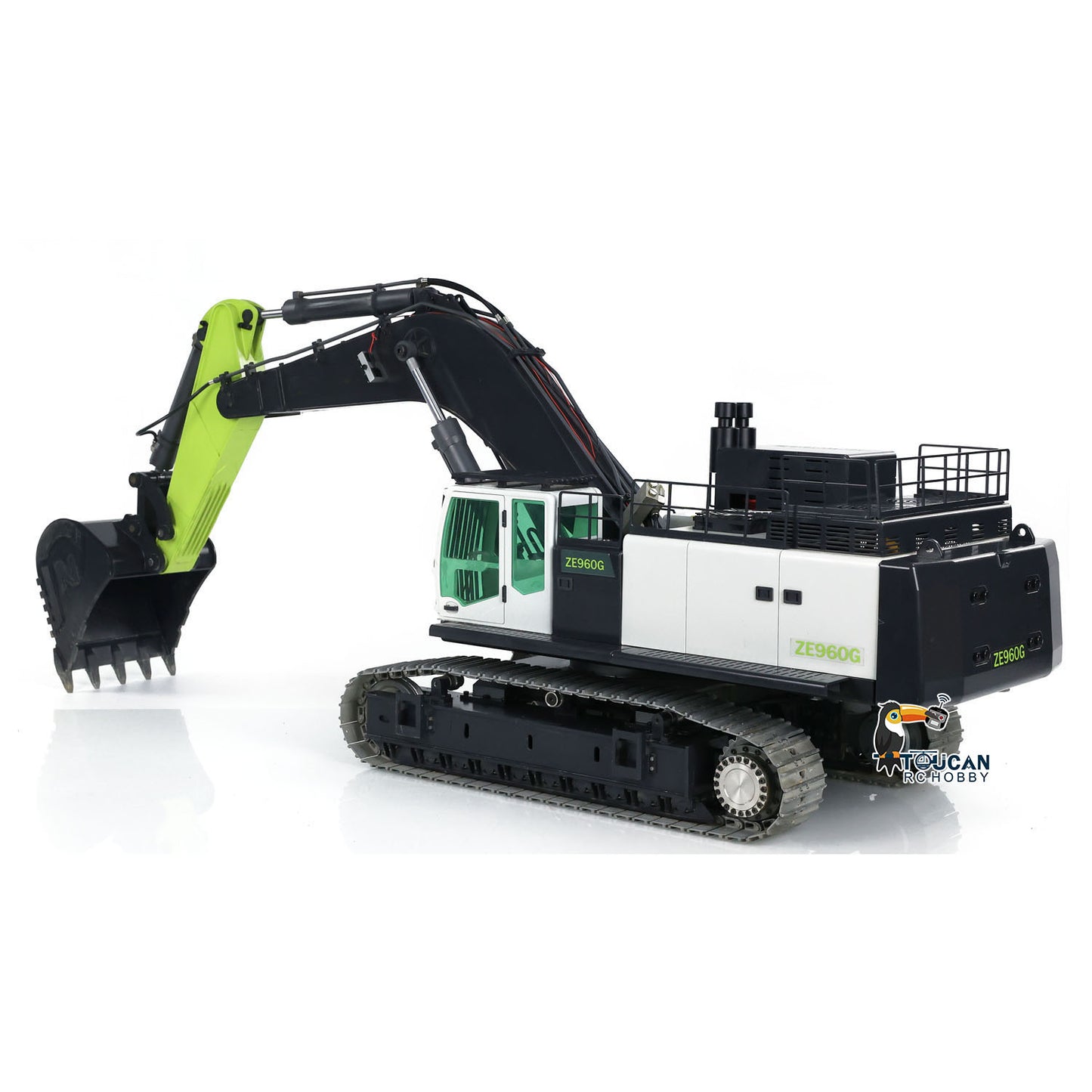 ZOOMLION Metal RC Hydraulic Excavators 1/12 ZE960G Double Pump RTR Radio Control Digger Hydraulic System with Double-pump Light Sound