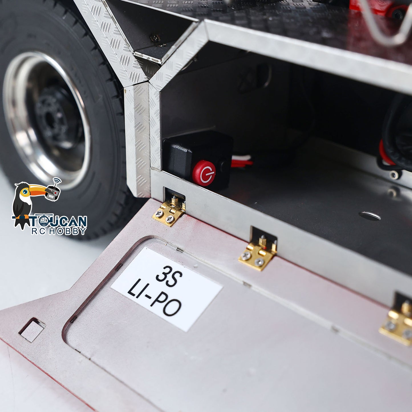 1/14 Remote Control Tractor Truck 7-way Valves Hydraulic Crane 6x6 RC Lorry Car 3Speed Gearbox Axle Locks Light Sound System
