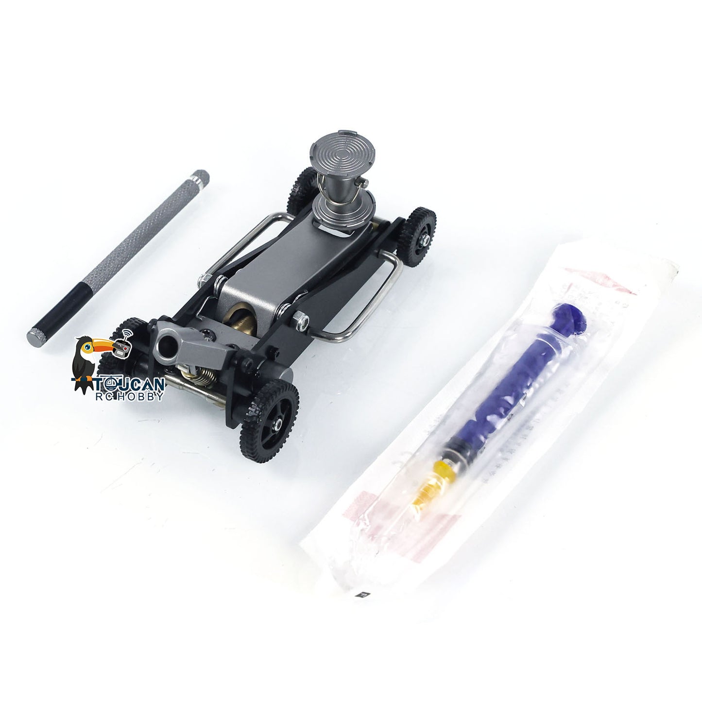 JDModel 1/10 Metal Jack Lifting Jacks for RC Crawler Car Radio Controlled Off-road Vehicles Hobby Model 116*56*38*MM