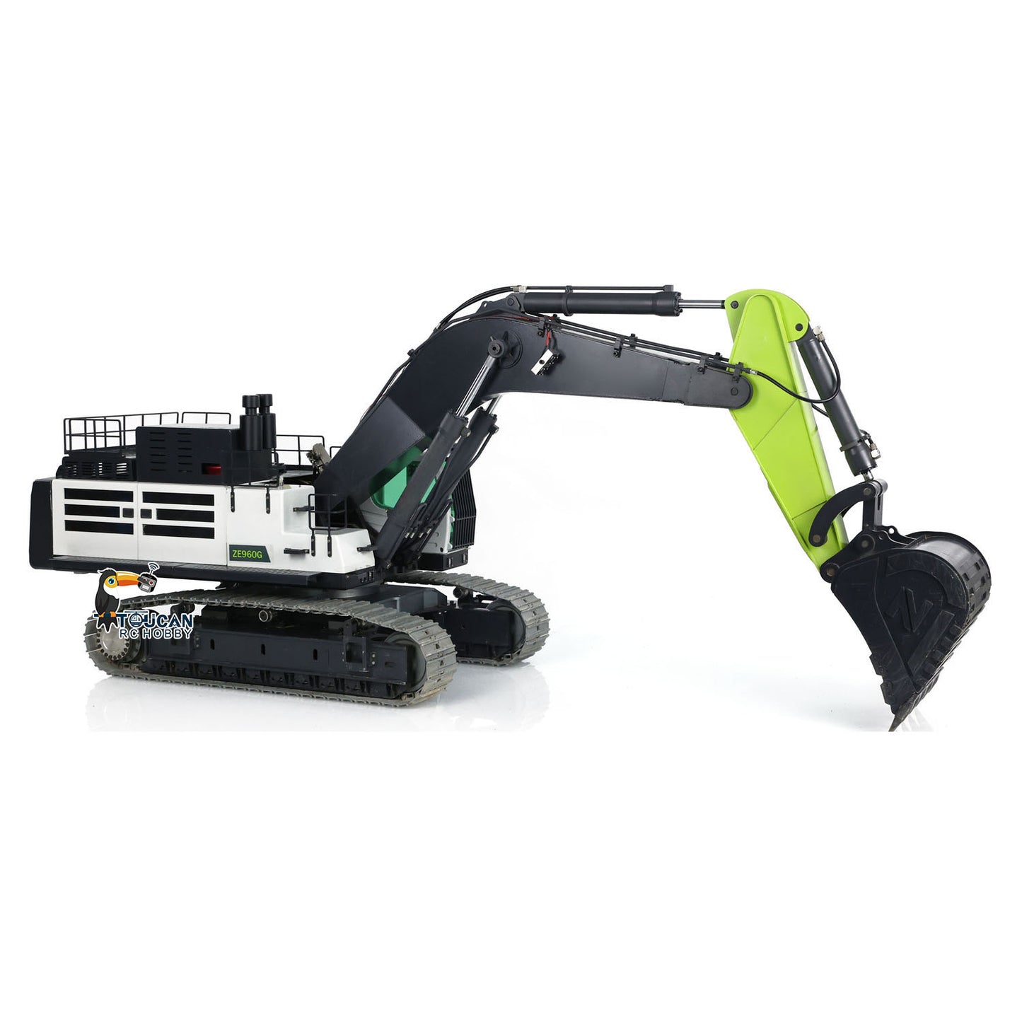 ZOOMLION Metal RC Hydraulic Excavators 1/12 ZE960G Double Pump RTR Radio Control Digger Hydraulic System with Double-pump Light Sound