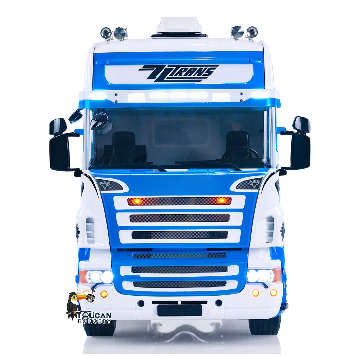 1/14 6x6 TOUCAN Metal Chassis RTR RC Tractor Truck Remote Control Car DIY Models Light Sound System ESC Servo Motor