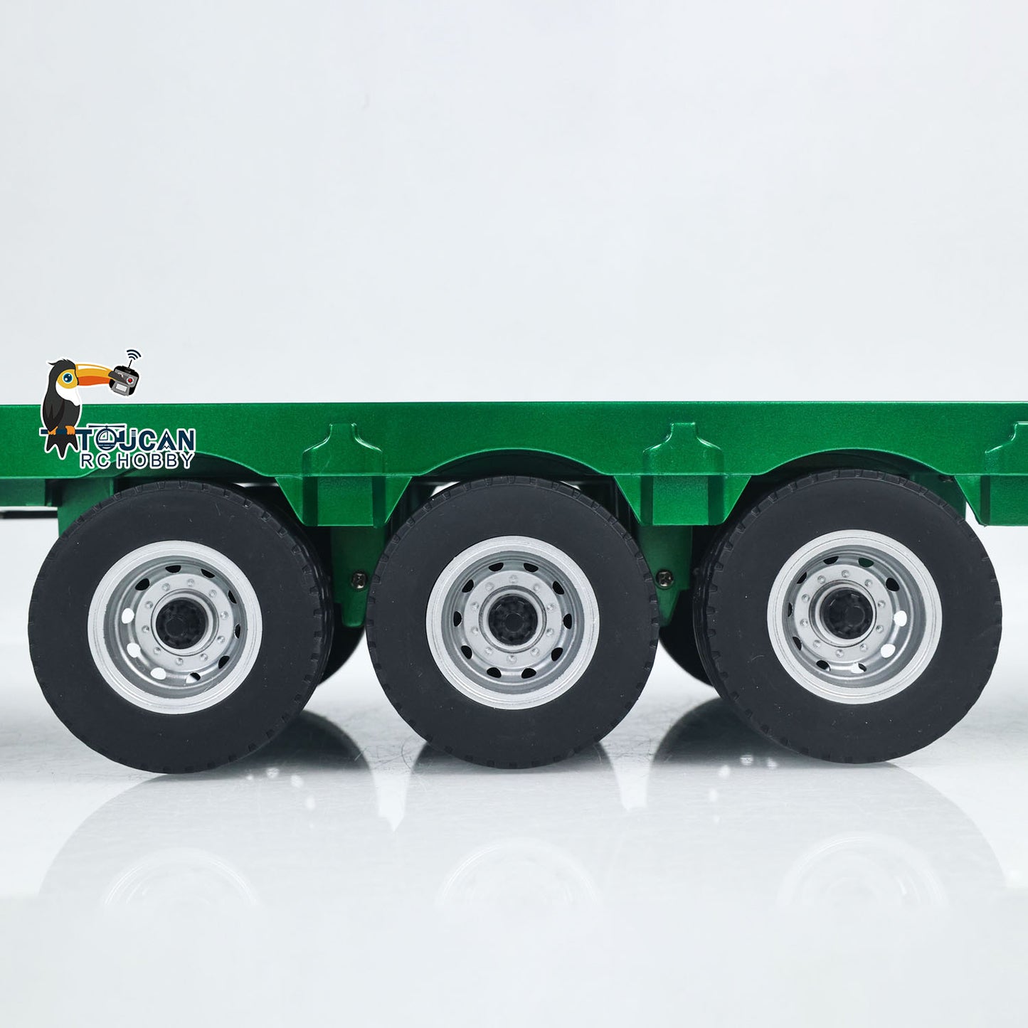 HUINA 1/18 Plastic Flatbed Semi Trailer 1502 for Radio Controlled Tractor Truck 1501 RC Model Electric Support Legs Battery No Light