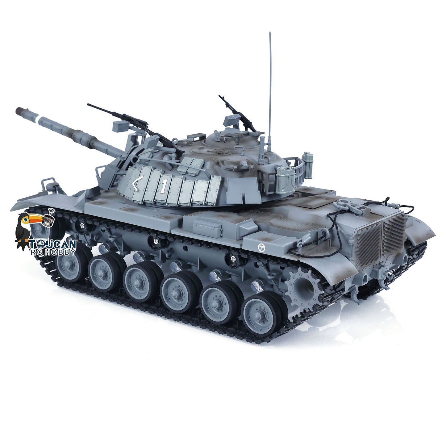 1/16 Tongde Israel RC Panzer Remote Control Infrared Battle Tanks Military Model M60W ERA Painted Assembled Car 320 Rotation DIY