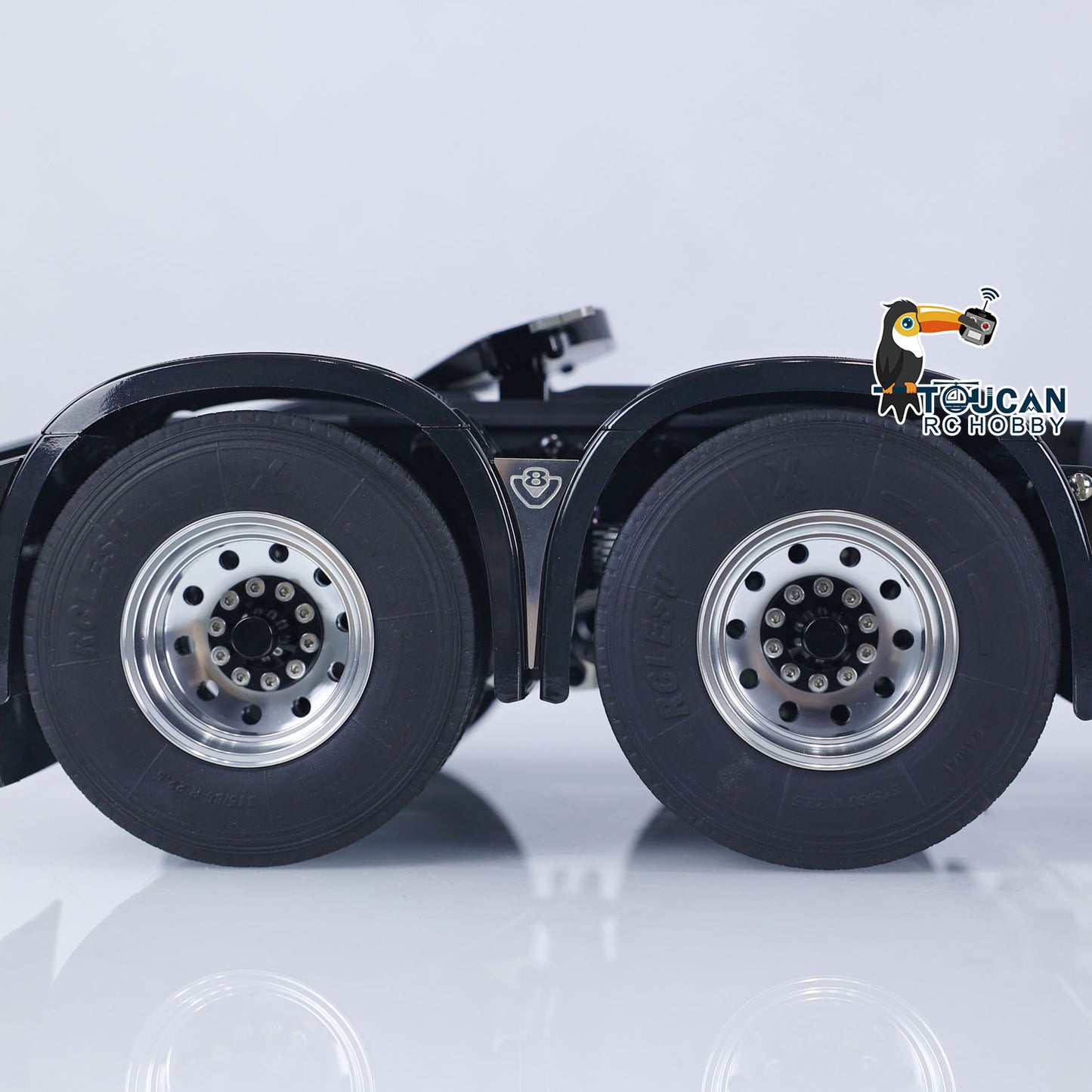 1/14 6x6 TOUCAN Metal Chassis RTR RC Tractor Truck Remote Control Car DIY Models Light Sound System ESC Servo Motor