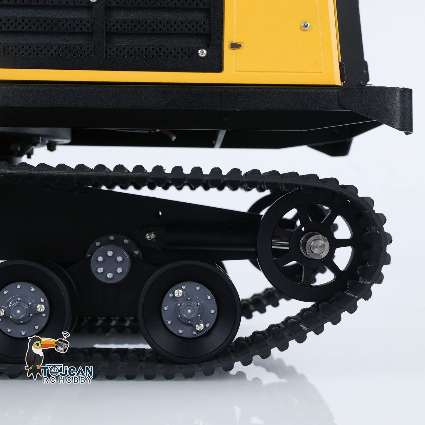 Metal 1/14 RC Hydraulic Crawler Dump Truck T14R Radio Controlled Tracked Tipper RTR Construction Vehicle ST8 Light Sound Battery