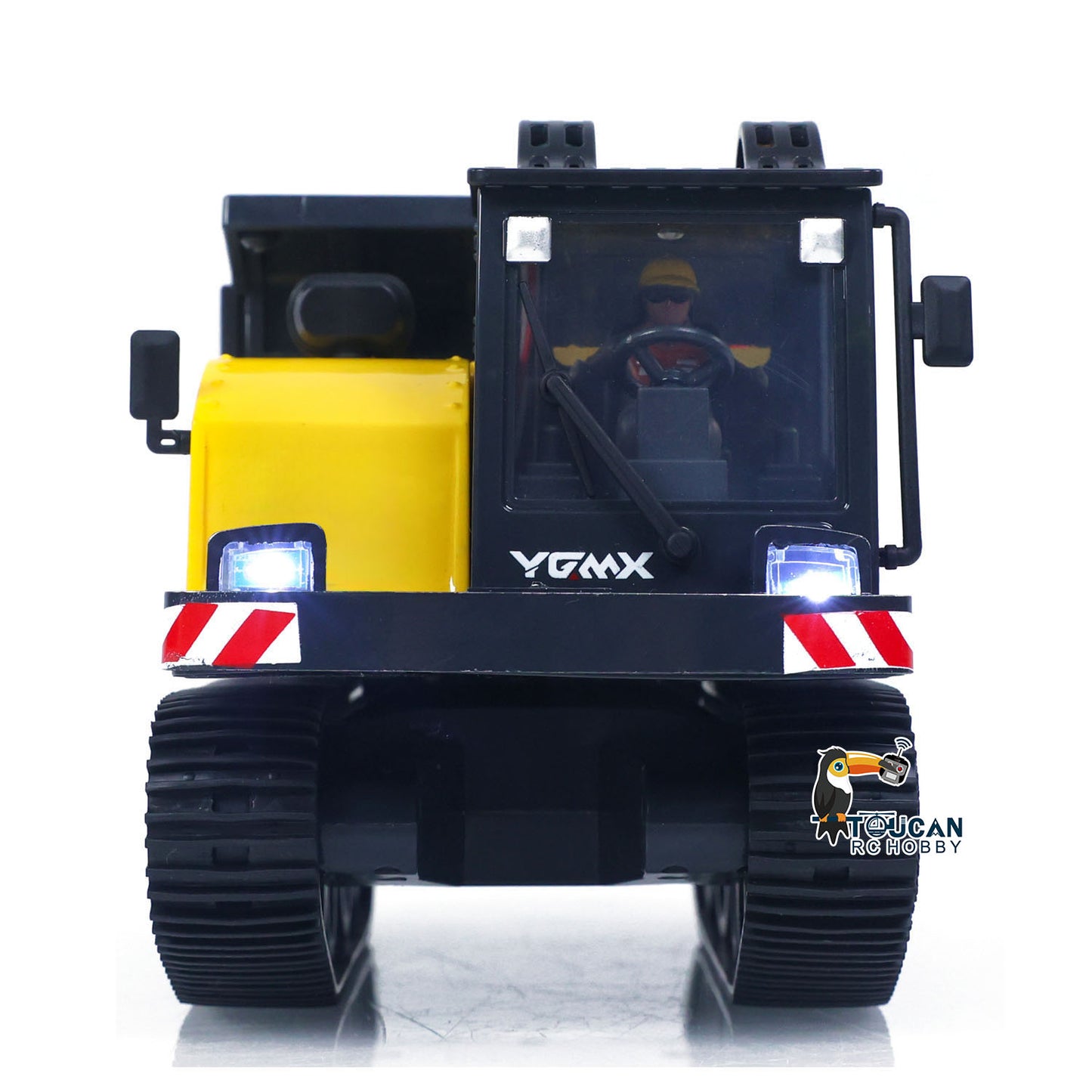 US STOCK 1/50 T14R Panther RTR Electric RC Crawler Dump Truck Construction Vehicle Tracked Tipper Finished Model Toys Lights Sounds Unit