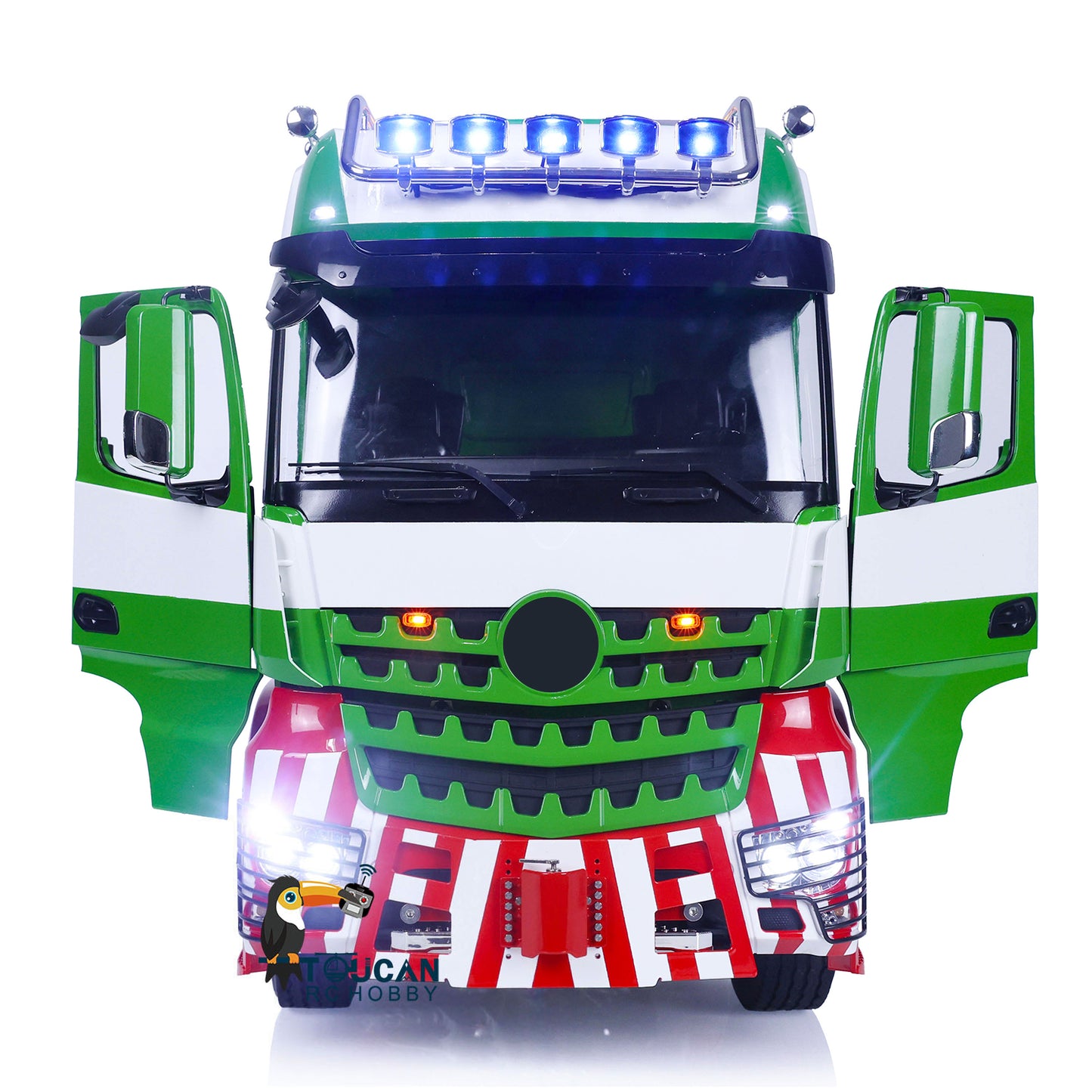 8*8 LESU 1/14 Metal Chassis with Painted and Assembled Cabin RC Tractor Truck RTR Remote Control Car Bucket Sound Light