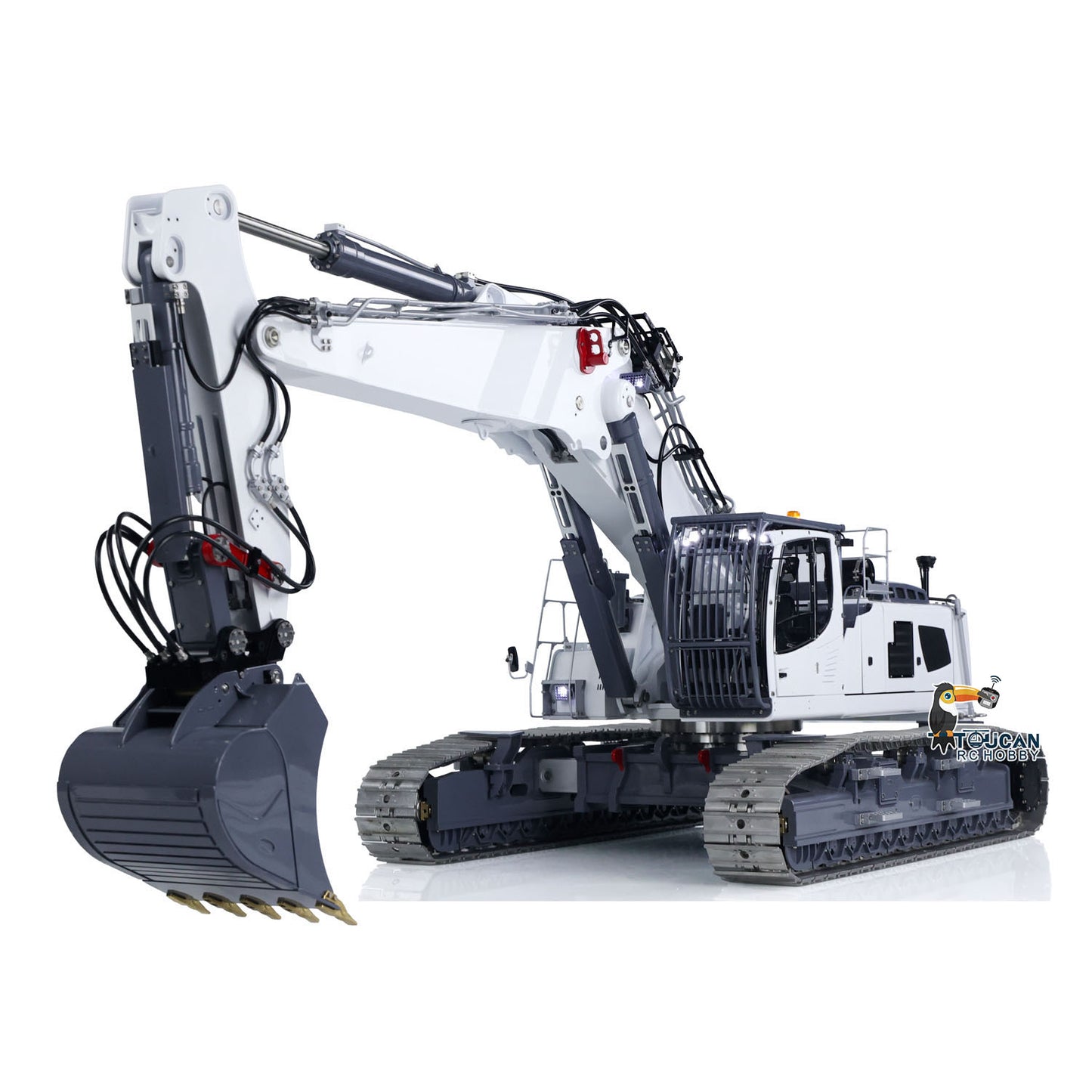 LESU 1/14 RC Heavy Full Hydraulic Excavator LR960 RTR Demolition Digger Model XE Radio
