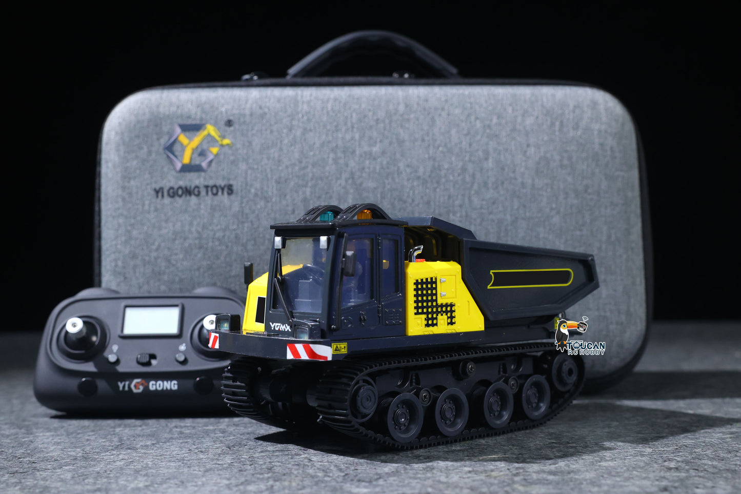 Pre-Order 1/50 T14R Panther RTR Electric RC Crawler Dump Truck Construction Vehicle Tracked Tipper Finished Model Toys Lights Sounds Unit