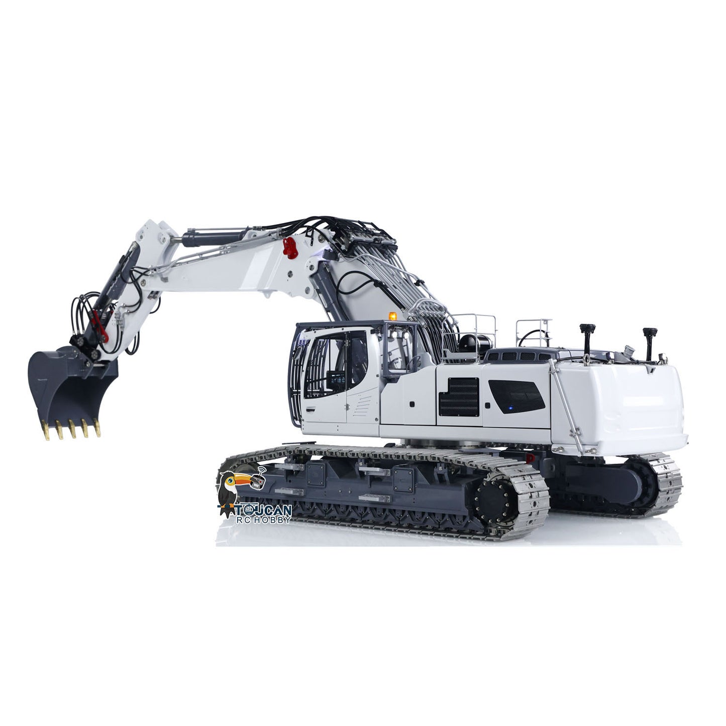 Heavy Machine 1/14 RC Full Hydraulic Excavator LESU LR960 Construction Digger