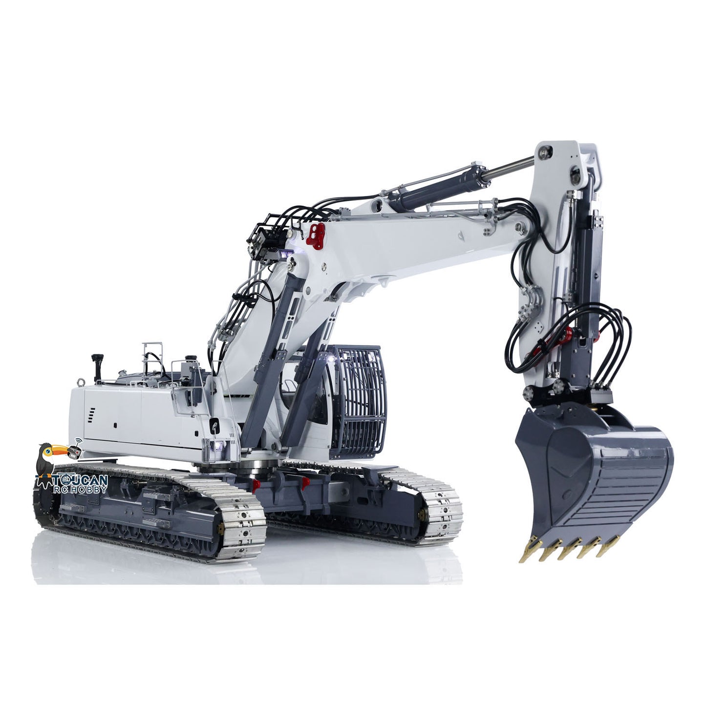LESU 1/14 RC Full Hydraulic Excavator LR960 RTR Digger Frsky XE Radio Battery Without Sound System