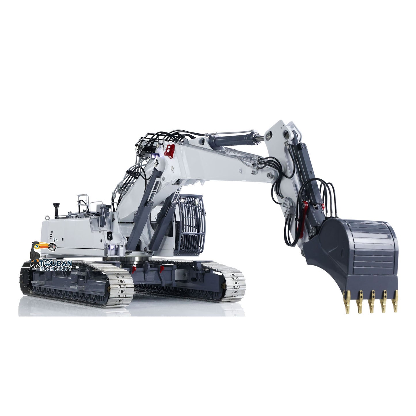 Heavy Machine 1/14 RC Full Hydraulic Excavator LESU LR960 Construction Digger