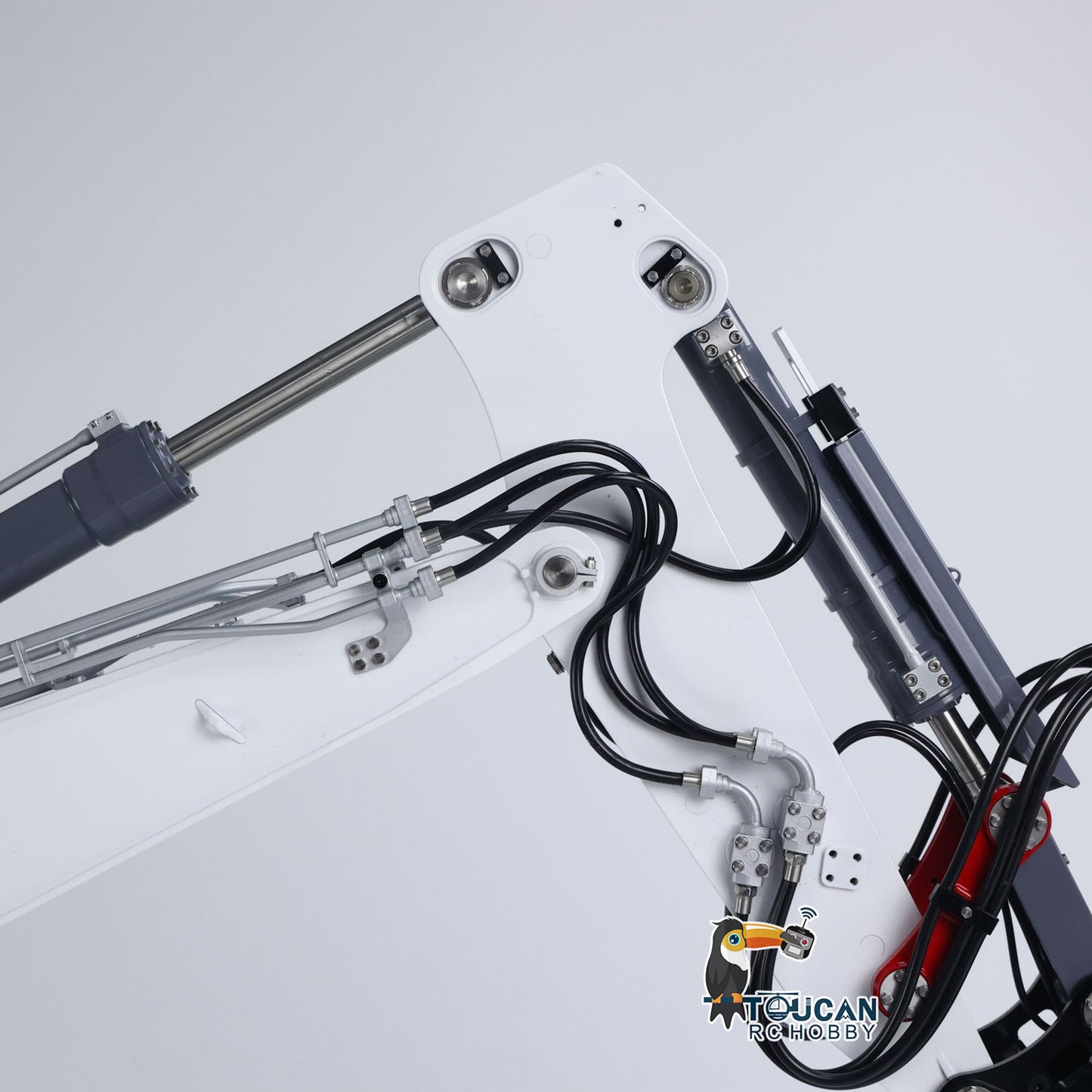 LESU 1/14 RC Full Hydraulic Excavator LR960 Demolition Digging Arm Pump Lights Demolition Digger