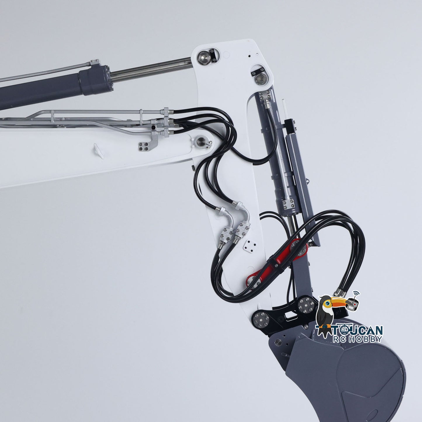 LESU 1/14 RC Heavy Full Hydraulic Excavator LR960 RTR Demolition Digger Model XE Radio