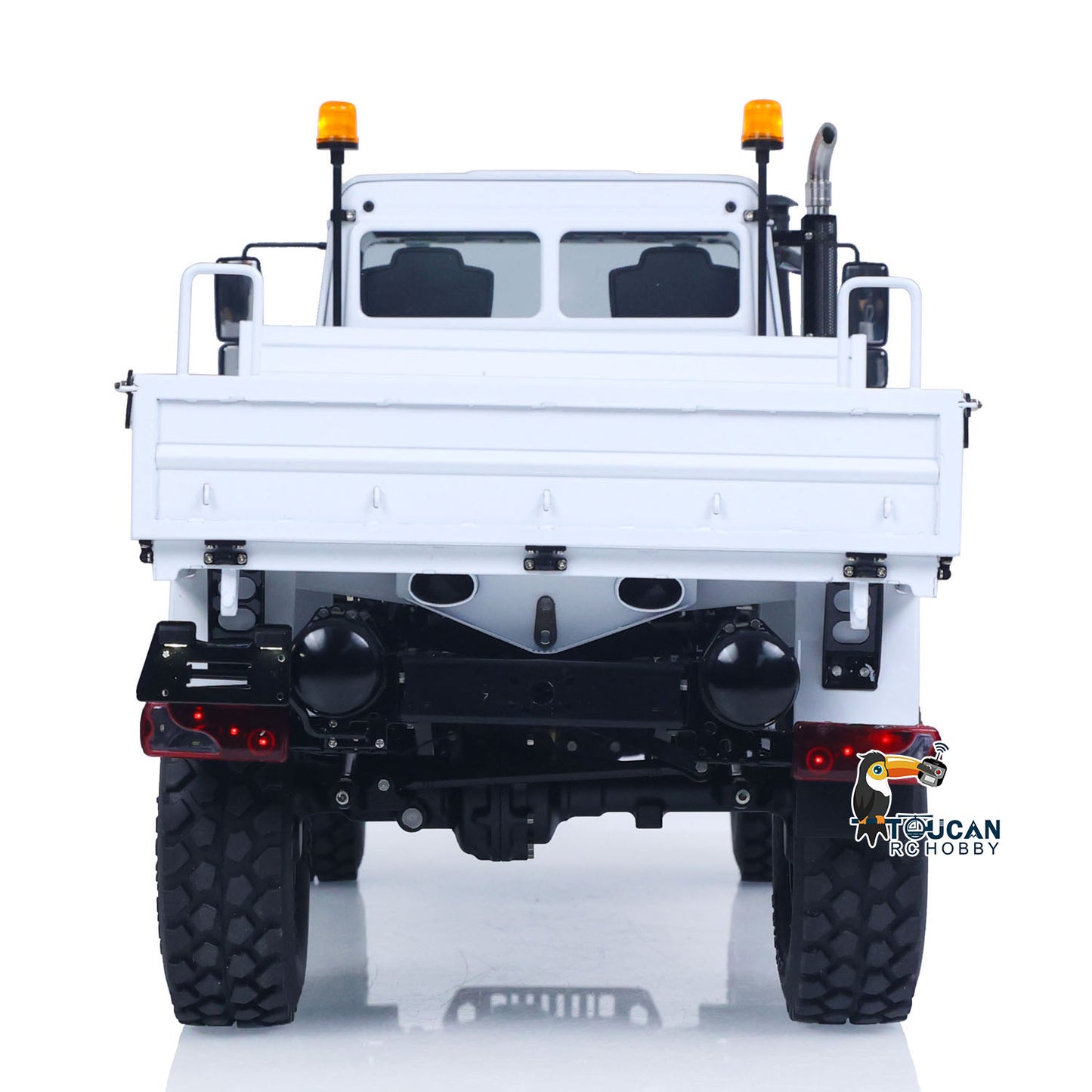 U4023 LESU 4WD 1/14 Remote Control Off Road Car Metal RC ATV Light Truck Model Differential Locks Wheel Hub Reduction No Battery