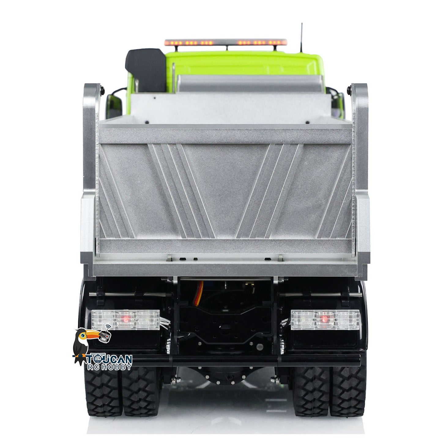 LESU 1/14 RTR RC Hydraulic Dump Truck FMX Cabin 8X8 Metal Chassis Dumper Assembled and Painted Light Sound System FS I6S