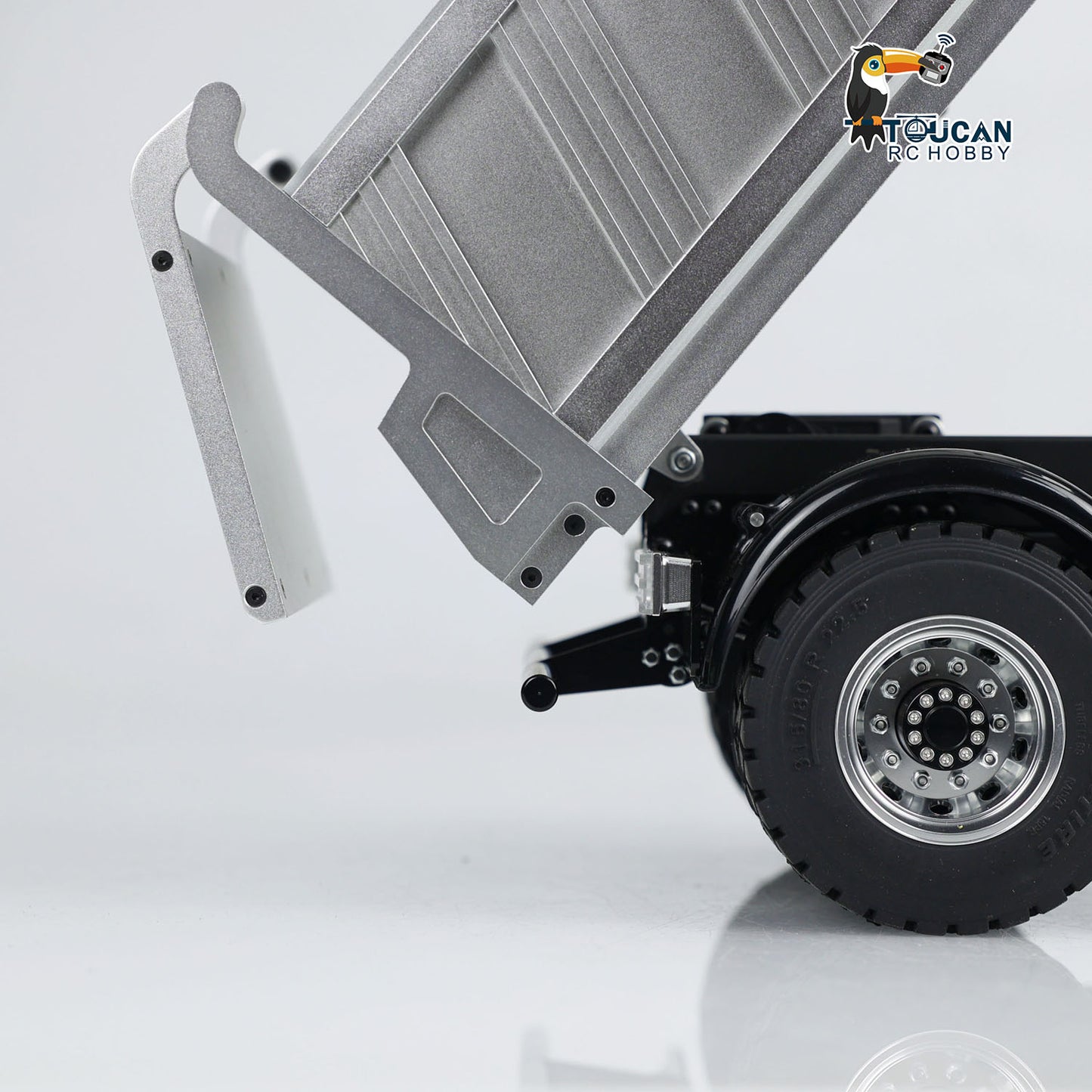 LESU 1/14 RTR RC Hydraulic Dump Truck FMX Cabin 8X8 Metal Chassis Dumper Assembled and Painted Light Sound System FS I6S