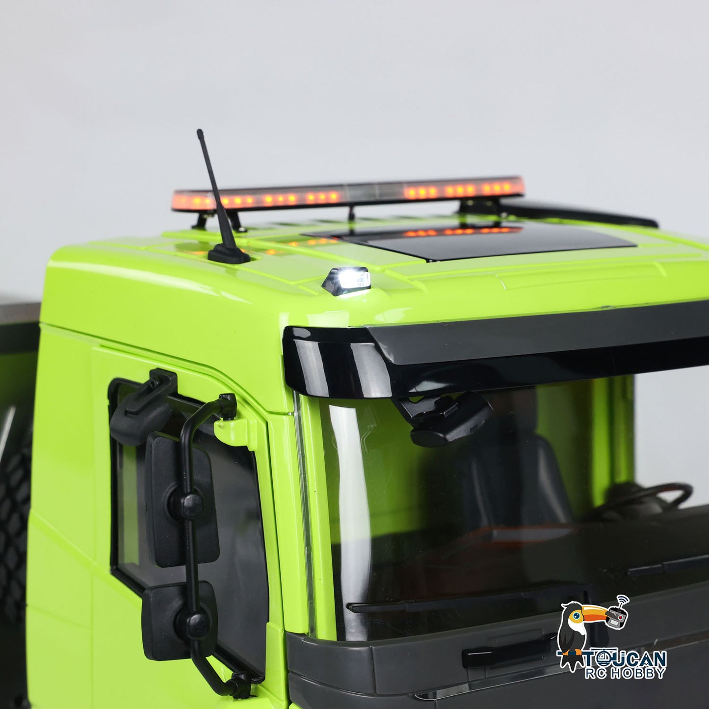 LESU 1/14 RTR RC Hydraulic Dump Truck FMX Cabin 8X8 Metal Chassis Dumper Assembled and Painted Light Sound System FS I6S