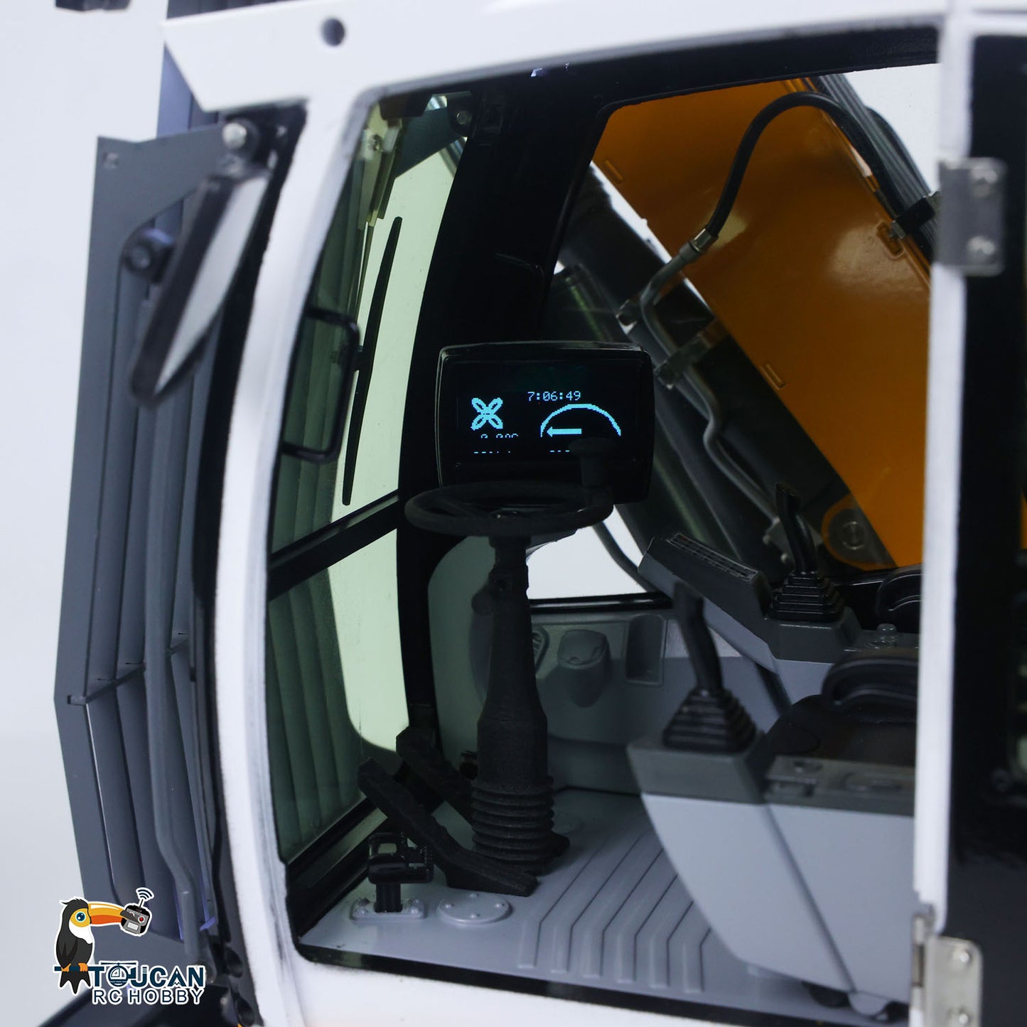 1:14 RC Hydraulic Wheeled Excavator LR914 8-ways Valve 4?¨¢4 Digger Engineering Vehicle RTR Axle Lock Upgrade Brushless Motor ESC