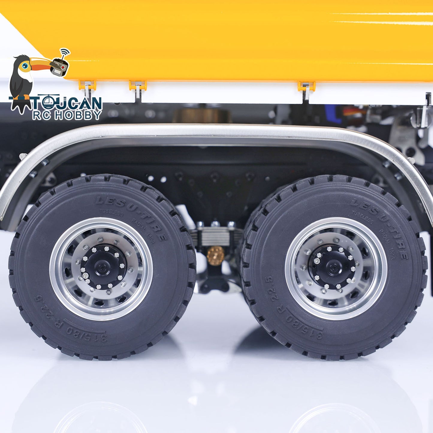 1/14 6x6 LESU RC Hydraulic Dump Radio Control Truck RTR I6S 3-way Dumper DIY Model Cars FlySky I6S 3-speed Transmission